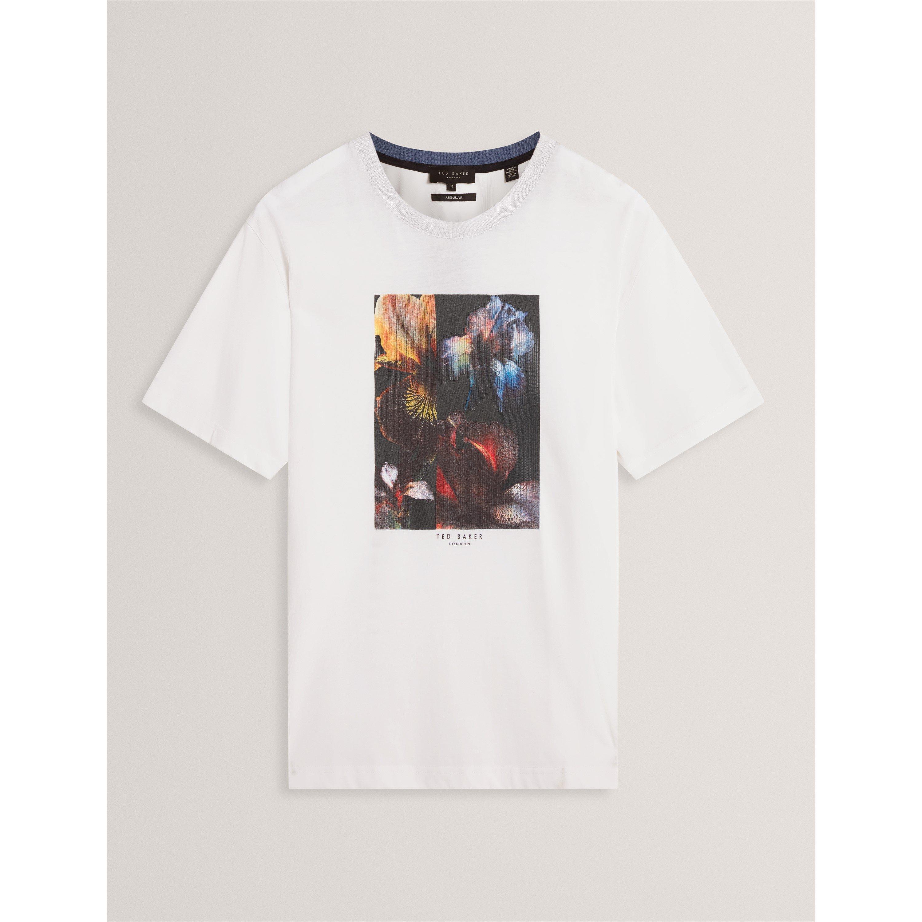 Bianco - Ted Baker - Ted SS Print Tee Sn71 - 1