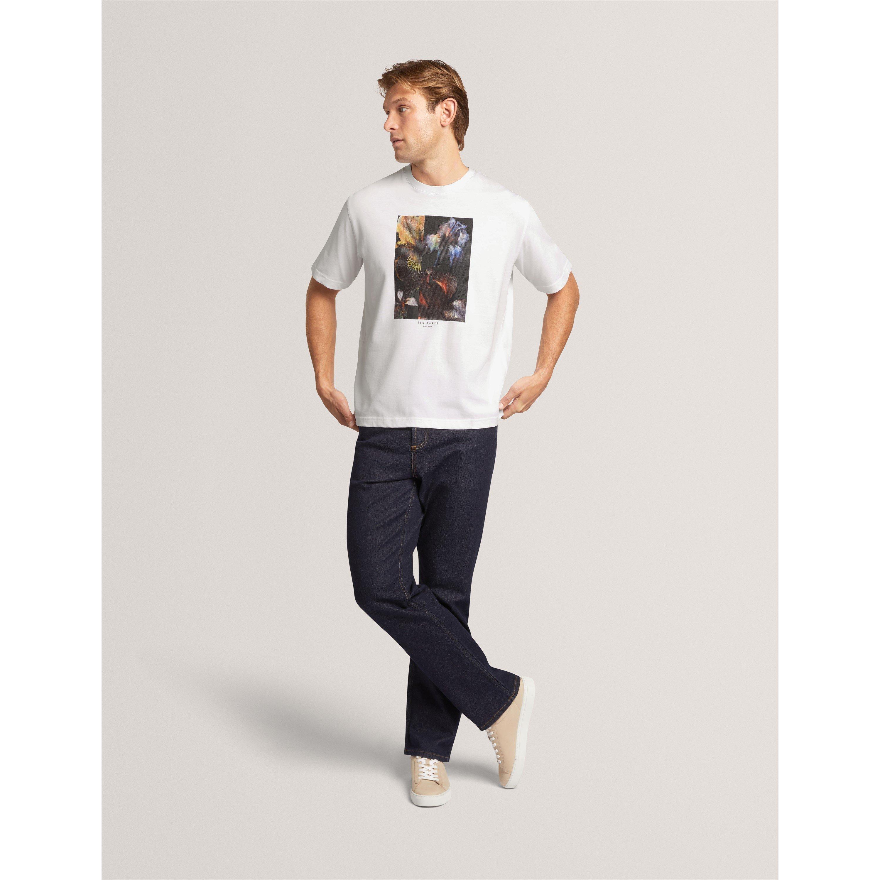 Bianco - Ted Baker - Ted SS Print Tee Sn71 - 3
