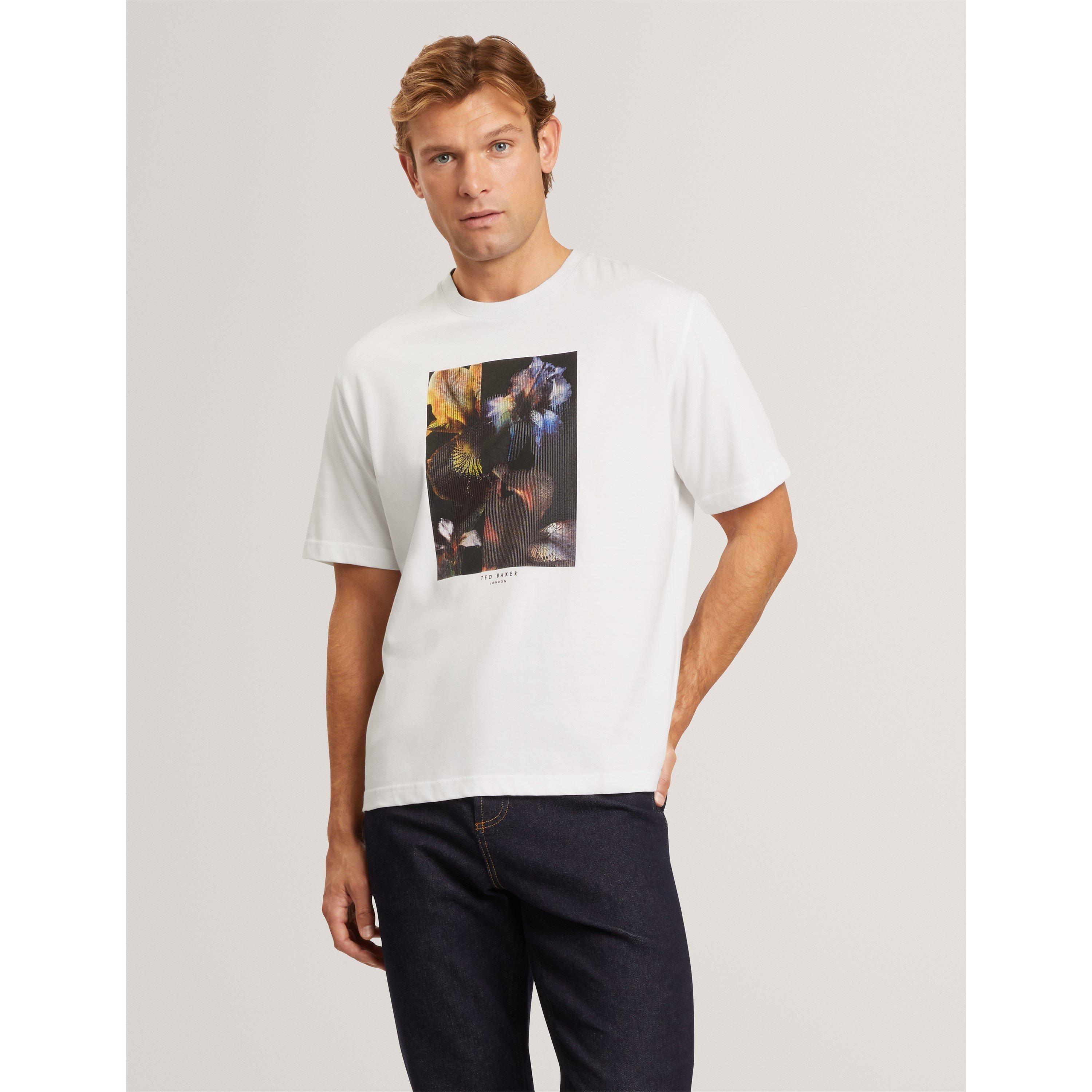 Bianco - Ted Baker - Ted SS Print Tee Sn71 - 4