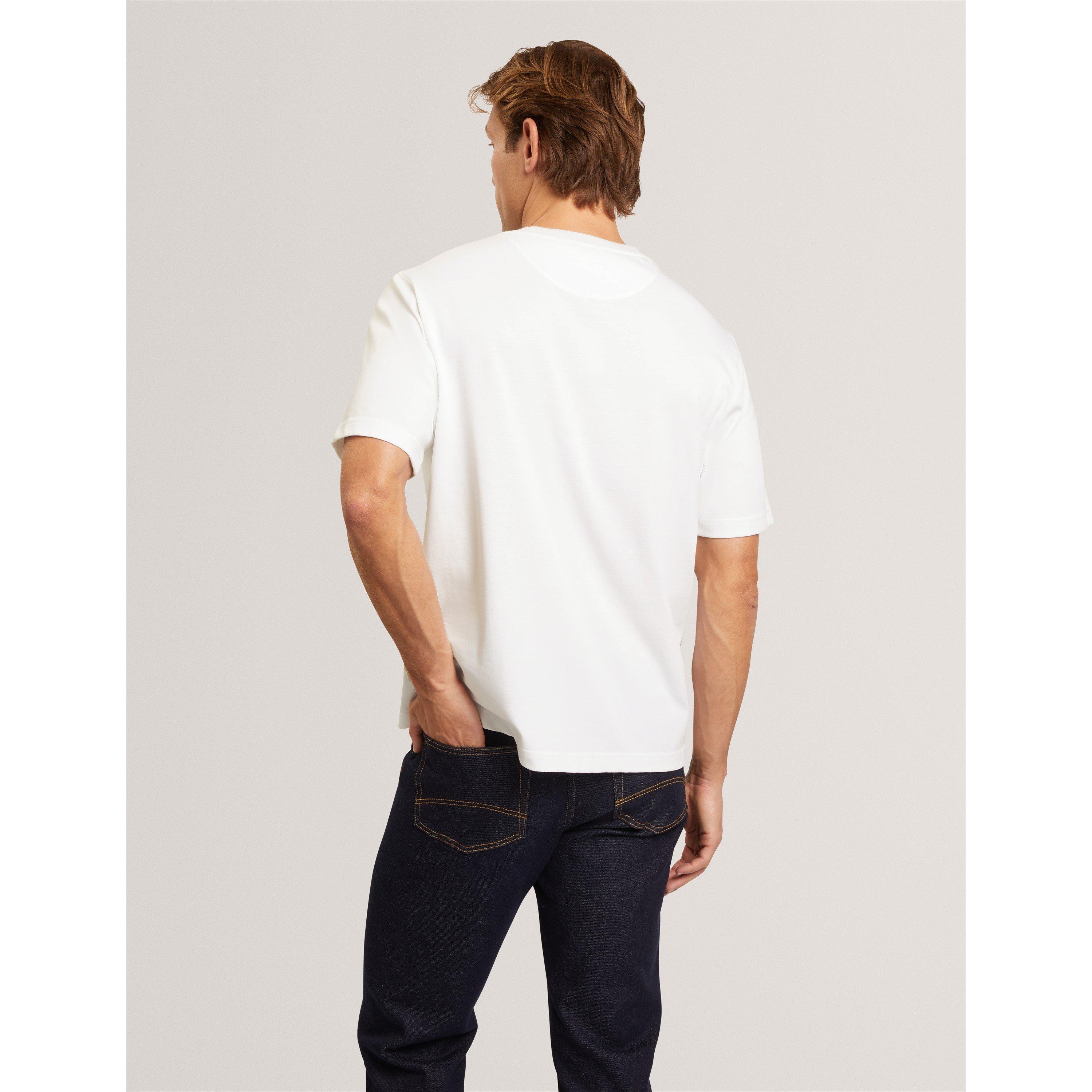 Bianco - Ted Baker - Ted SS Print Tee Sn71 - 5