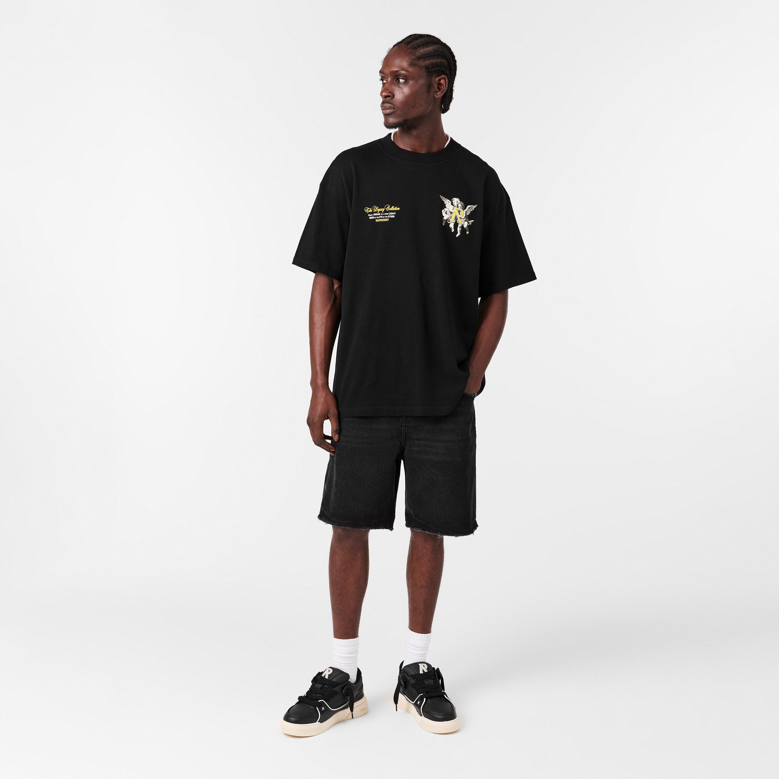 Jet Black - Represent - Men's Oversized T-Shirt - 6