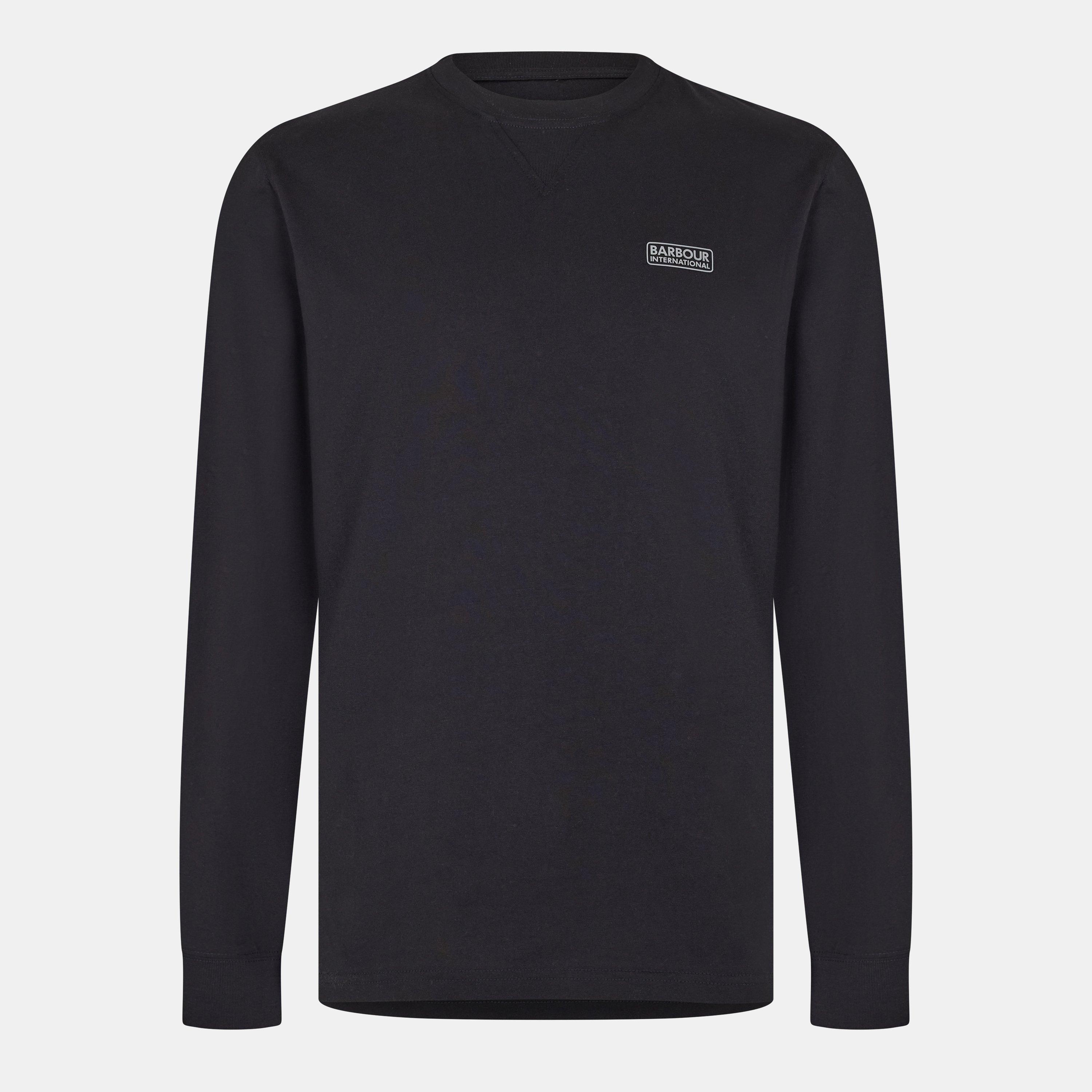 Black BK11 - Barbour International - Men's Long Sleeve T-Shirt - 1