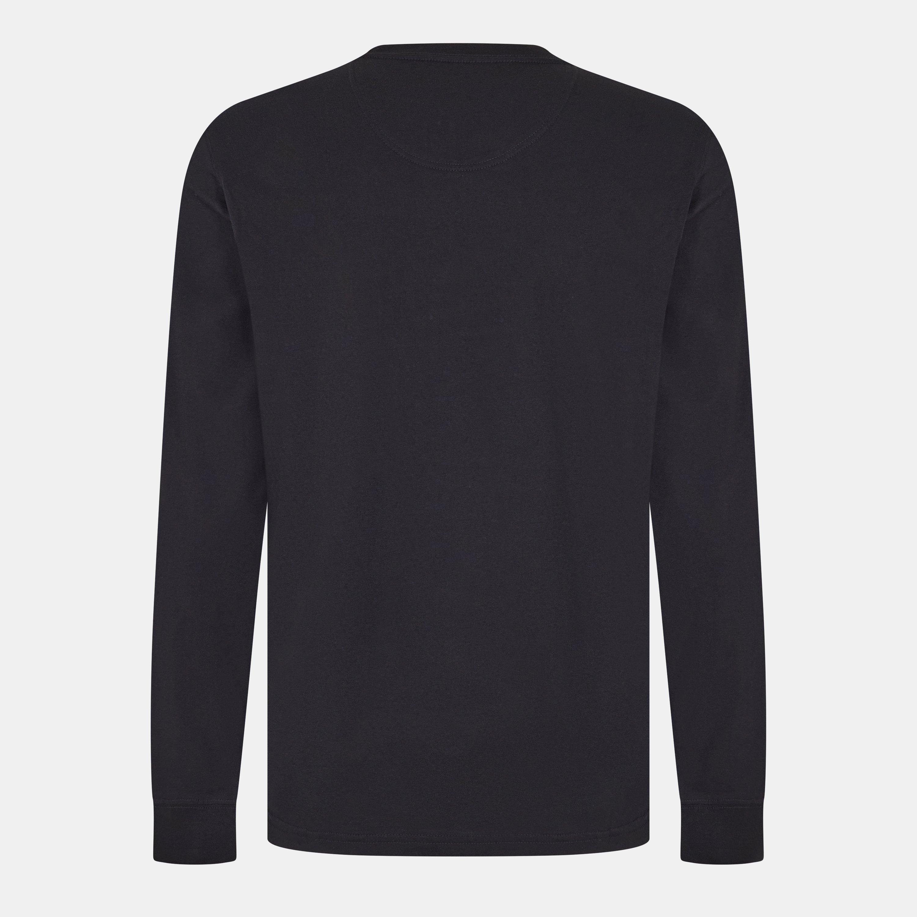 Black BK11 - Barbour International - Men's Long Sleeve T-Shirt - 2