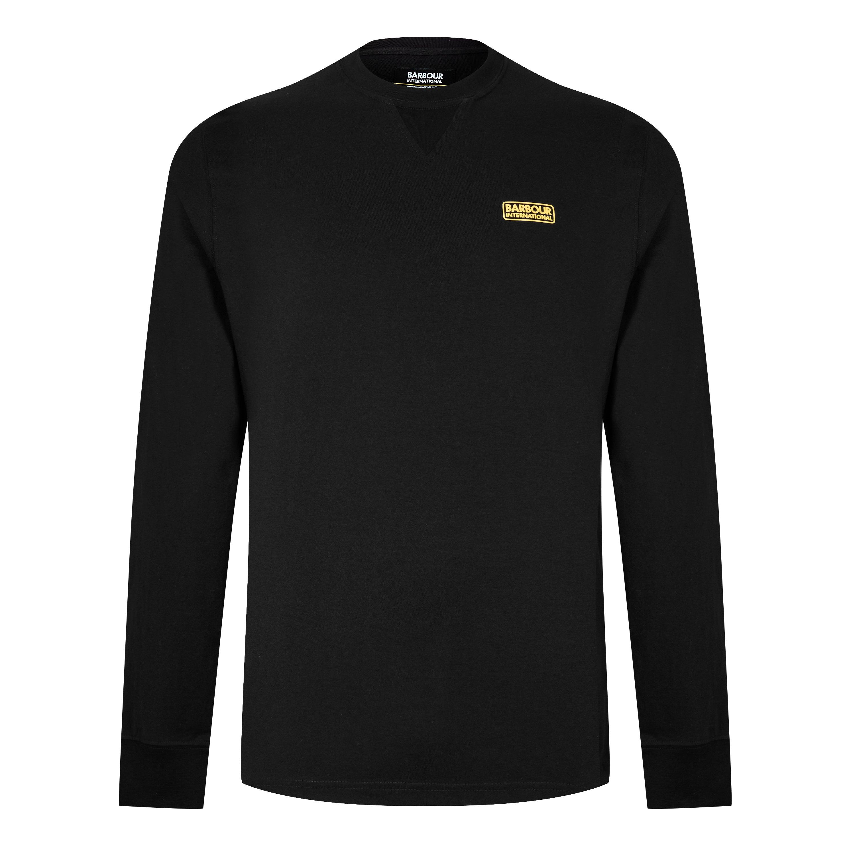 Black BK11 - Barbour International - Men's Long Sleeve T-Shirt - 7