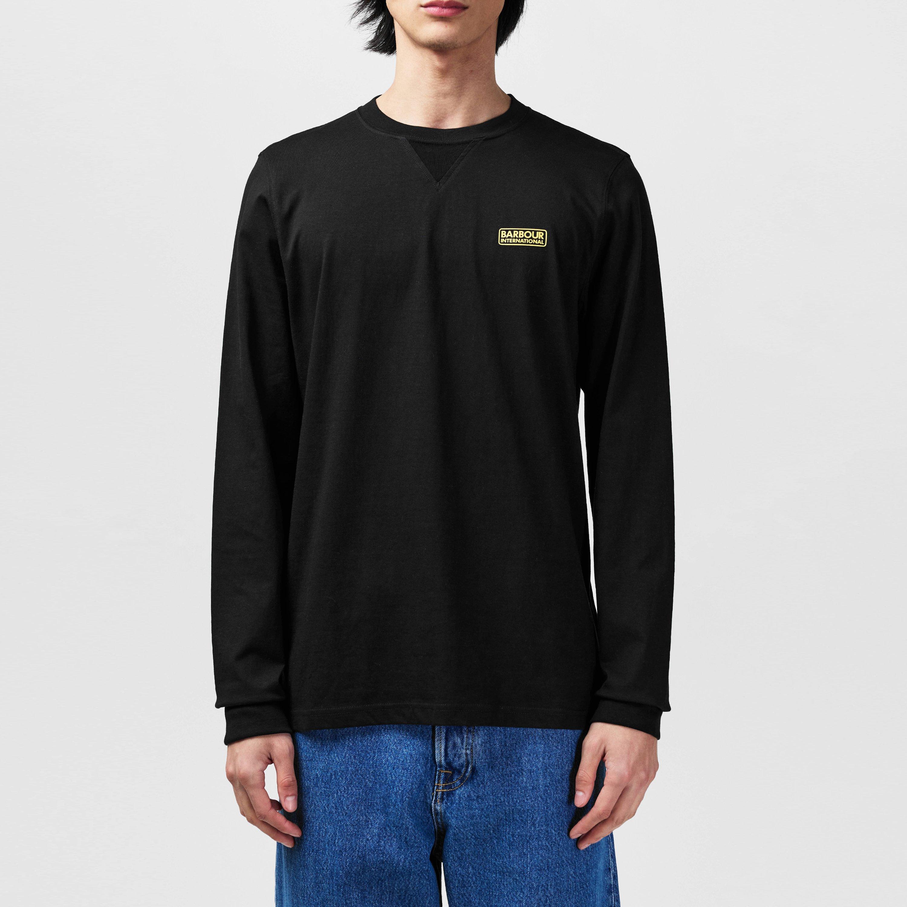 Black BK11 - Barbour International - Men's Long Sleeve T-Shirt - 3