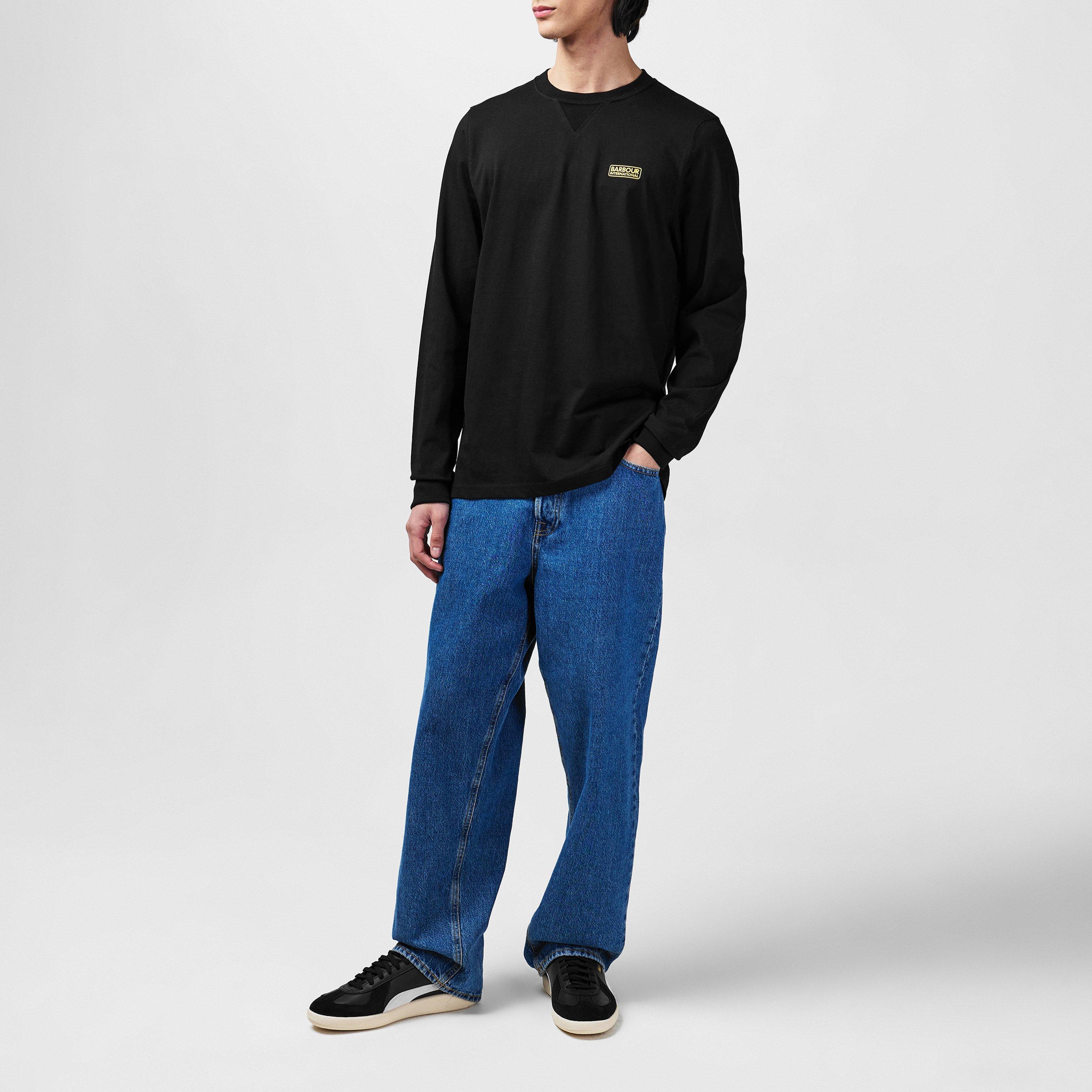 Black BK11 - Barbour International - Men's Long Sleeve T-Shirt - 6