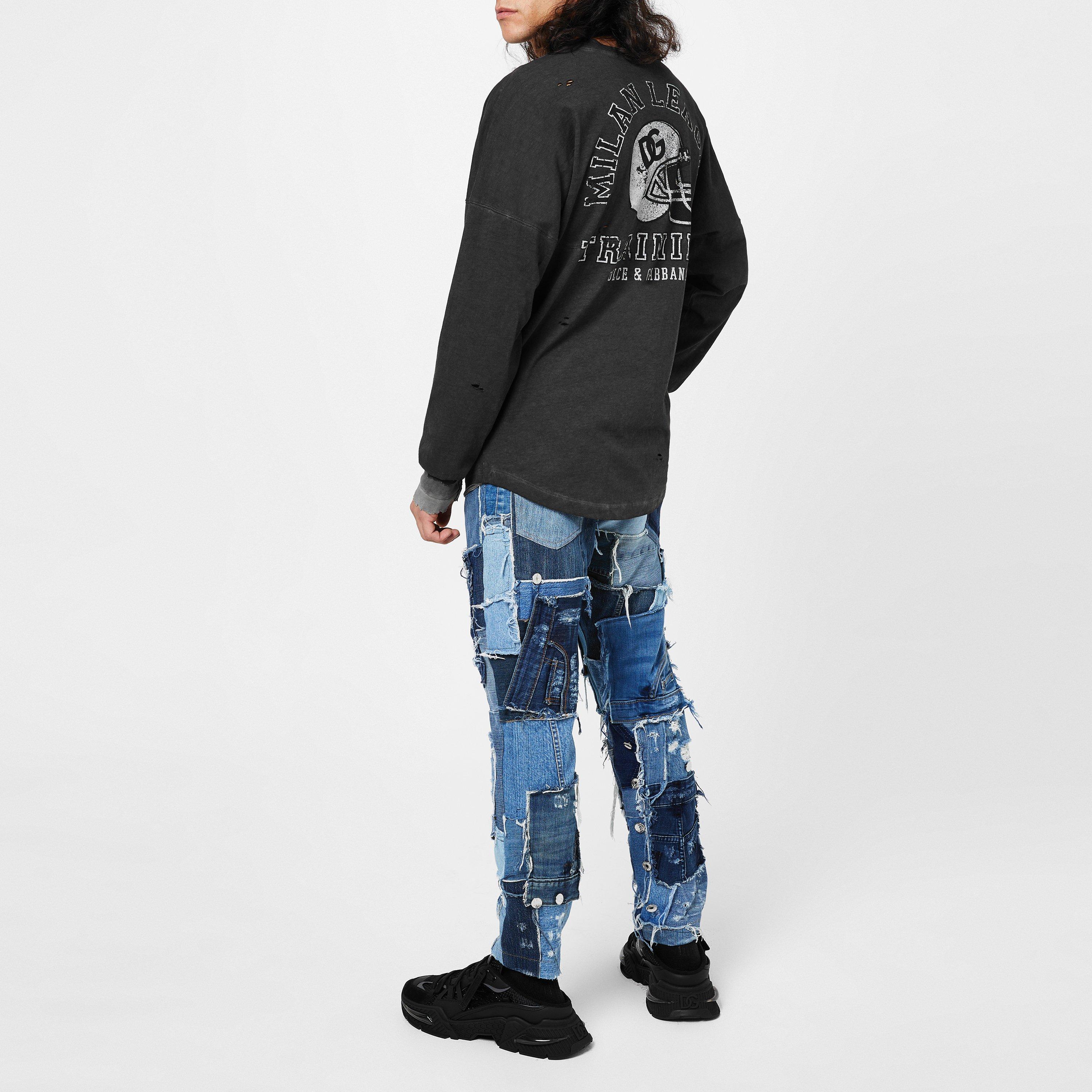 トップス archive dolce&gabbana faded long sleeve Dolce and Gabbana | Graphic-Print Long-Sleeve Top | Long