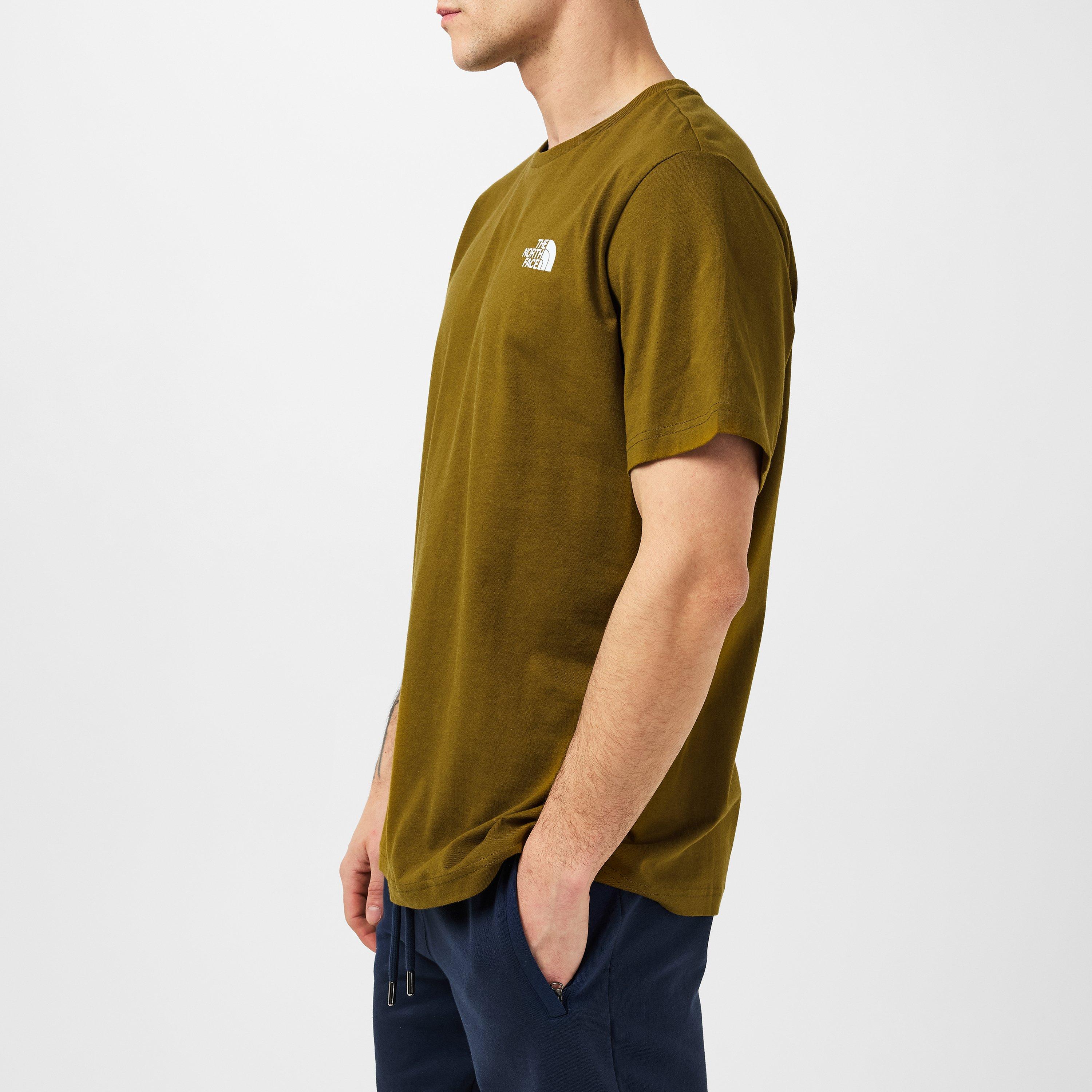 Moss Grn 5HO - The North Face - The North Face M S/S Box Nse Tee Moss Green/Tnf Bl - 5