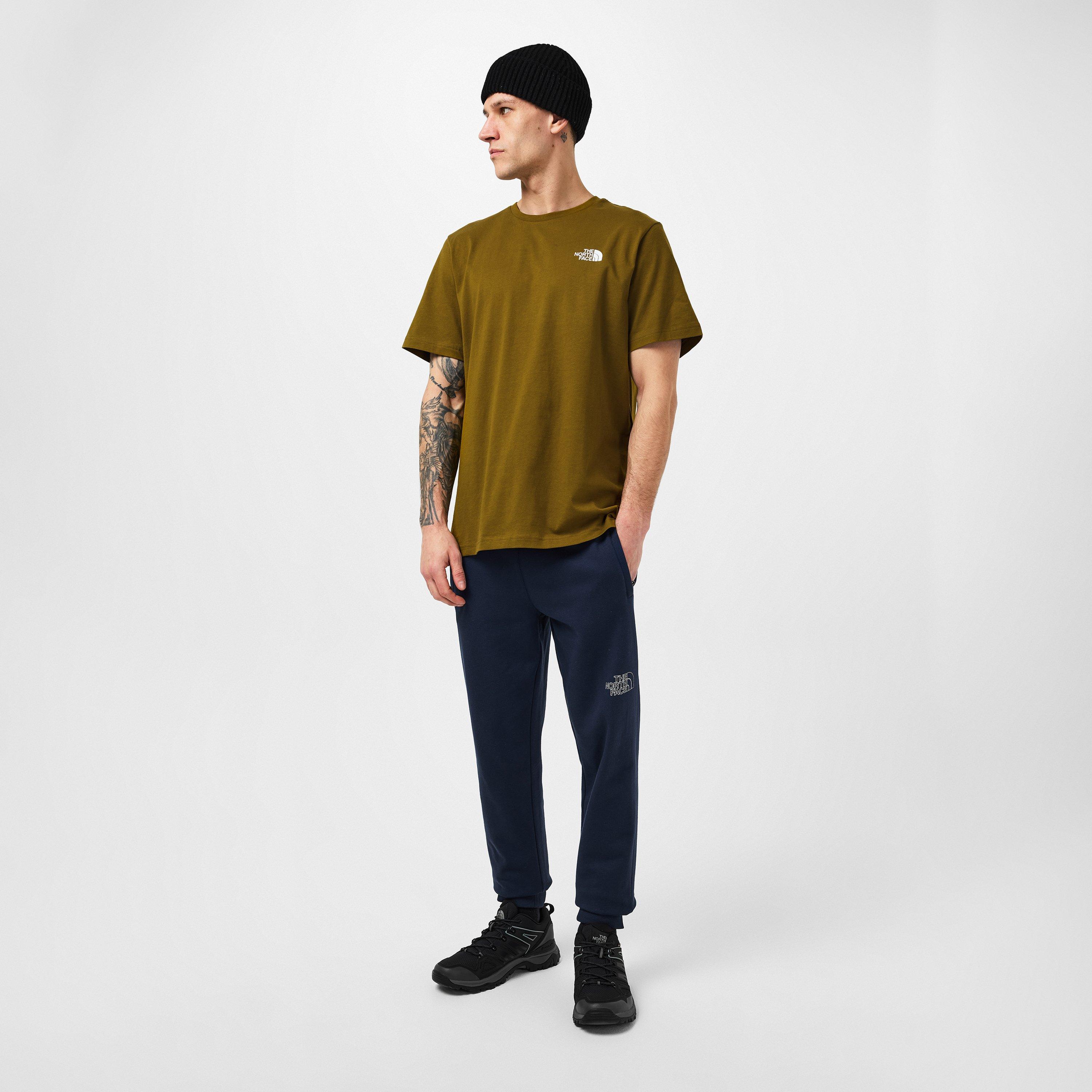 Moss Grn 5HO - The North Face - The North Face M S/S Box Nse Tee Moss Green/Tnf Bl - 6