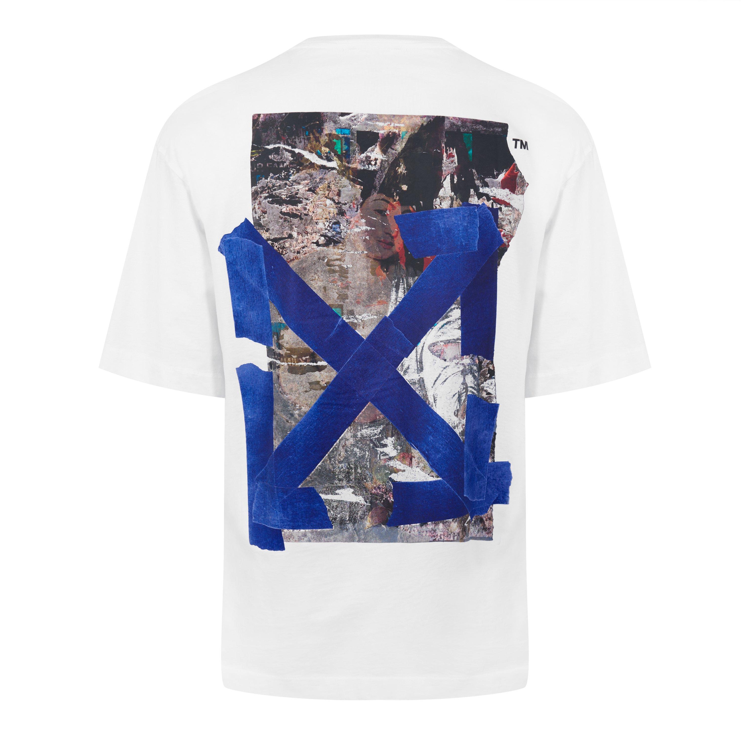 White - Off White - Men's Bacco Arrow Short-Sleeve Cotton Oversized-Fit T-Shirt - 2