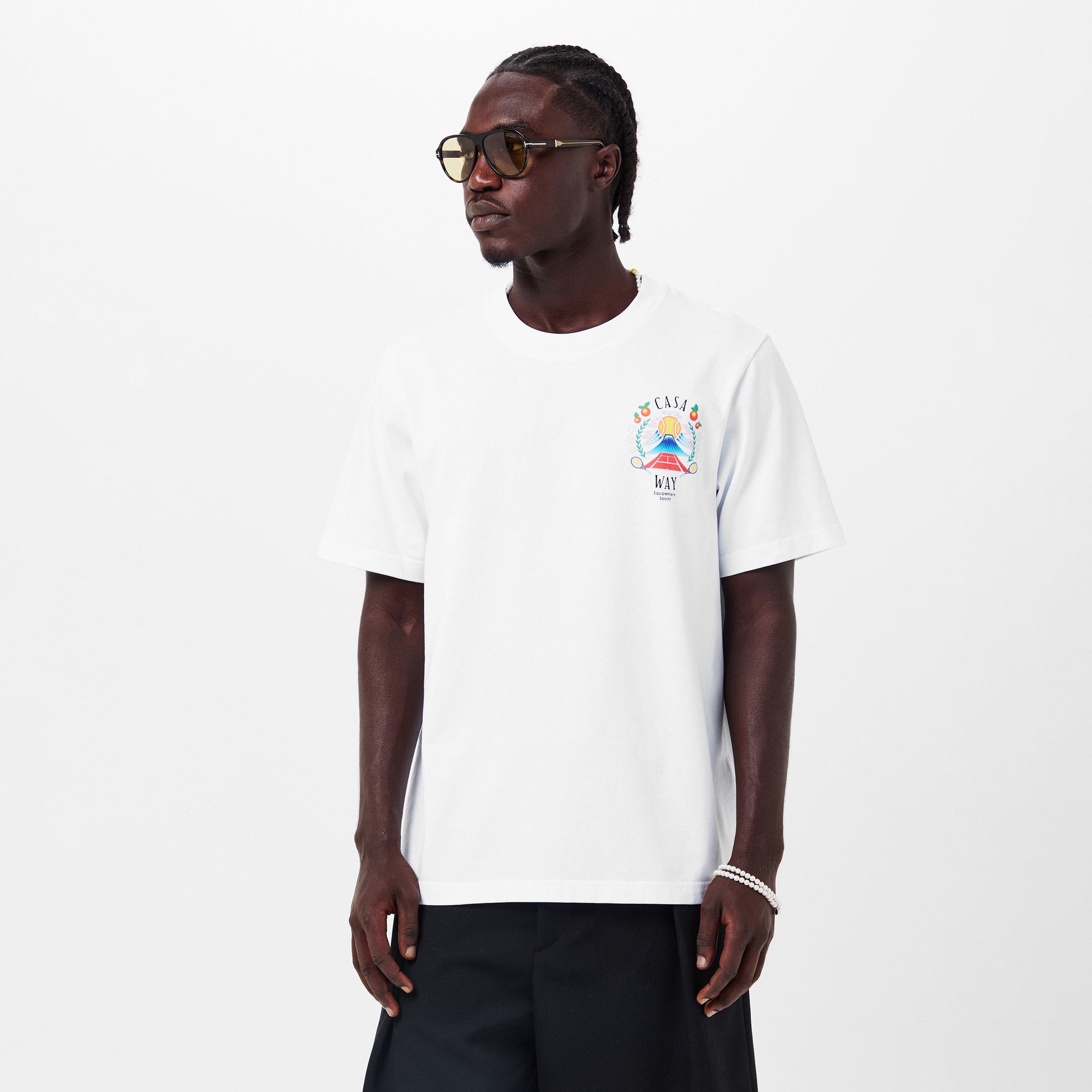 White - Casablanca - Way Mountain T-Shirt - 3