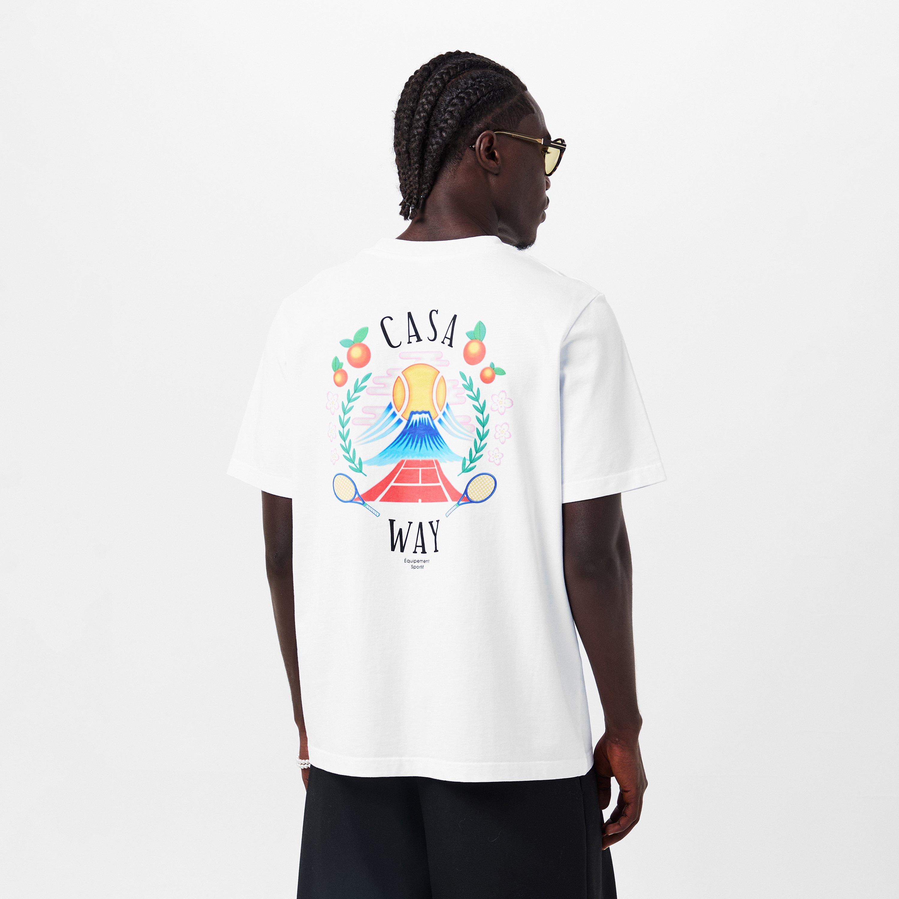 White - Casablanca - Way Mountain T-Shirt - 4