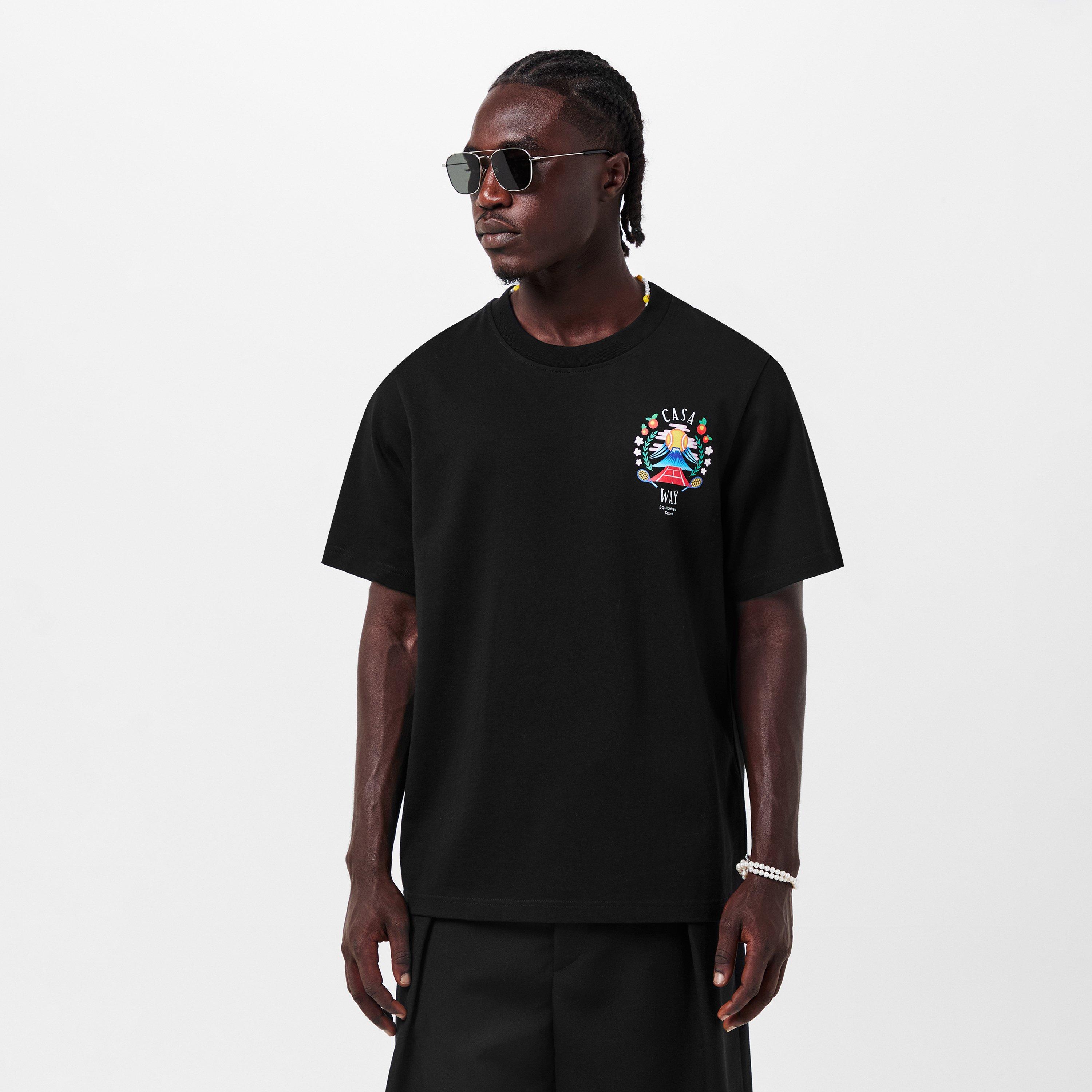 Black - Casablanca - Way Mountain T-Shirt - 3