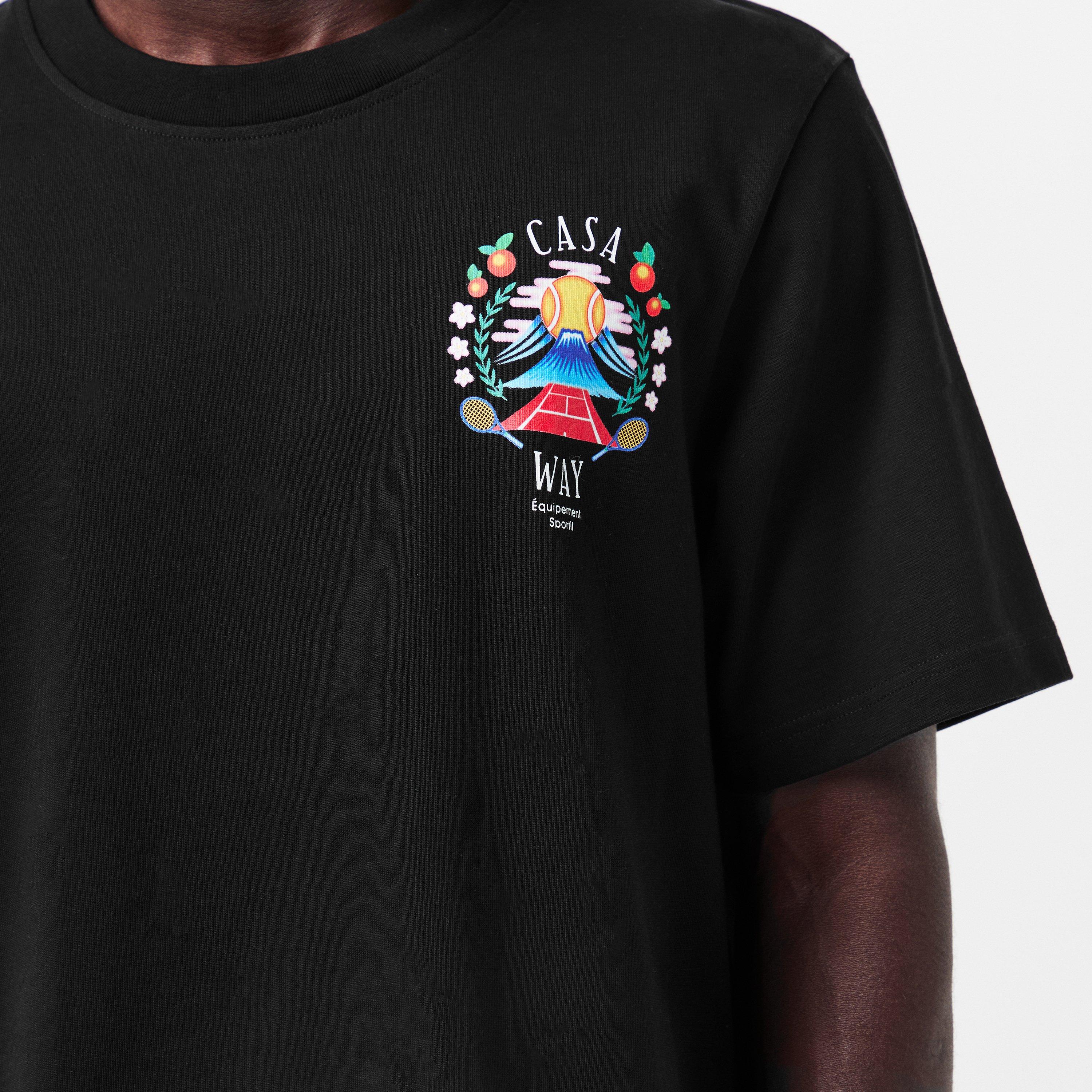 Black - Casablanca - Way Mountain T-Shirt - 5