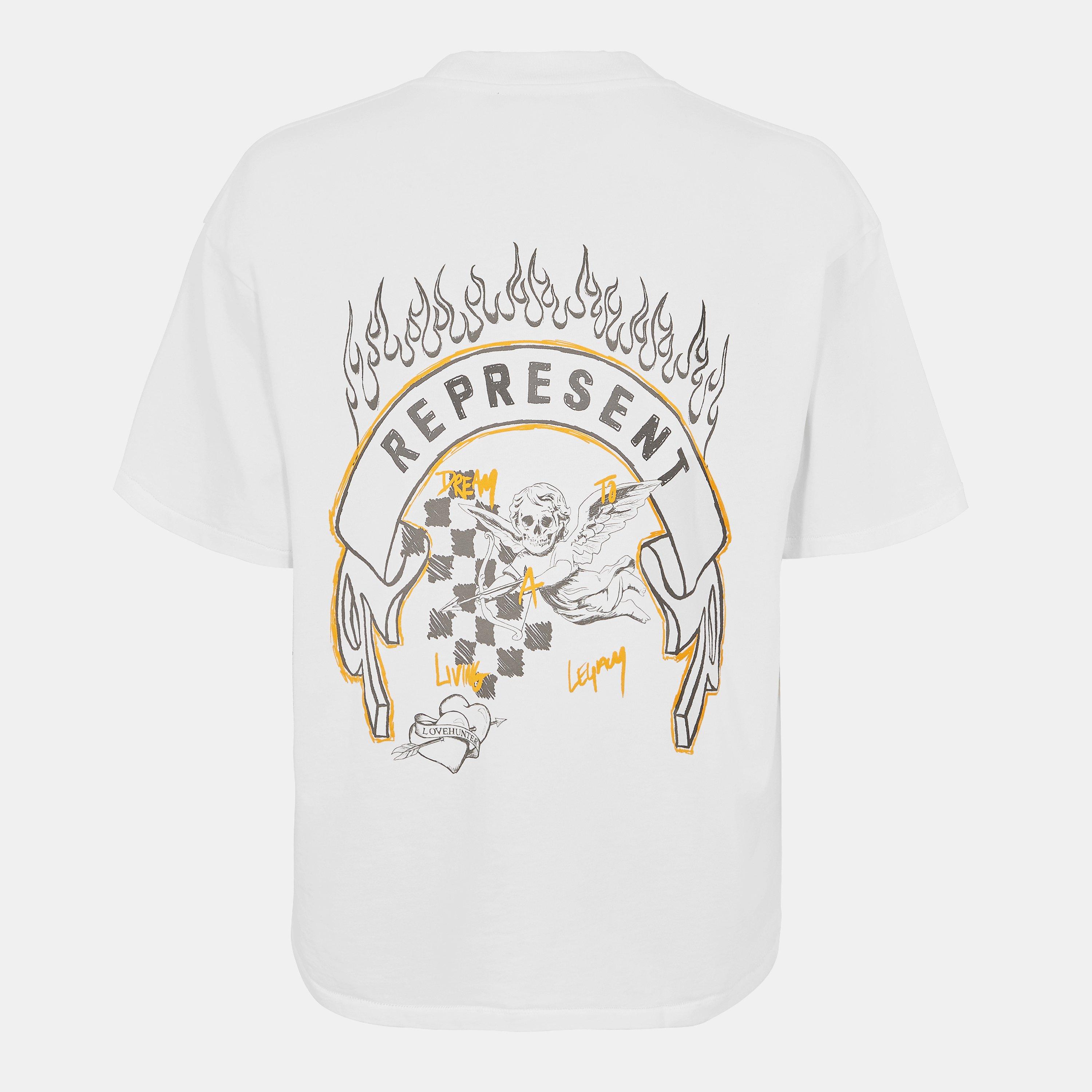 Vintage White - Represent - Men's Rep Legacy Oversized T-Shirt - 2