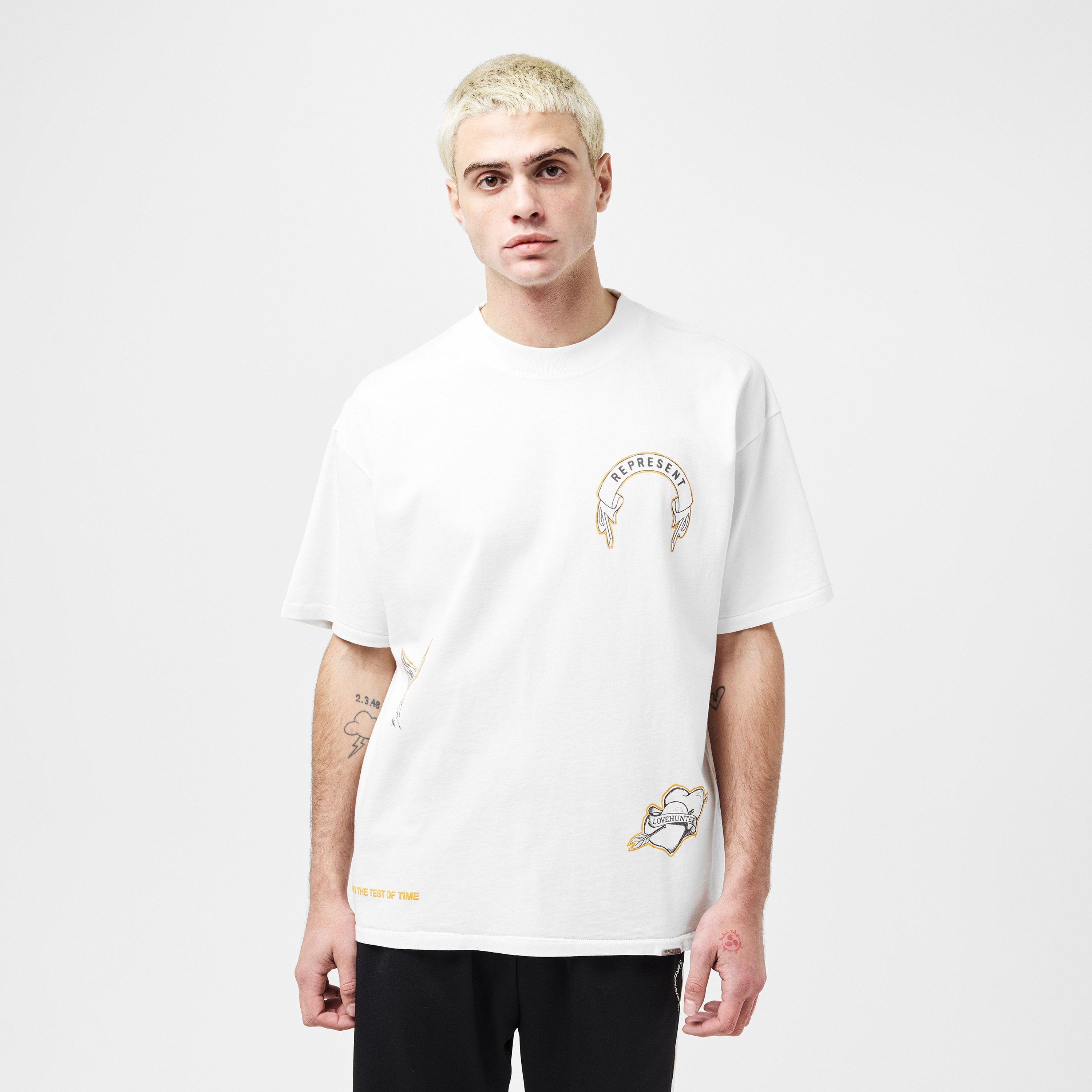 Vintage White - Represent - Men's Rep Legacy Oversized T-Shirt - 3