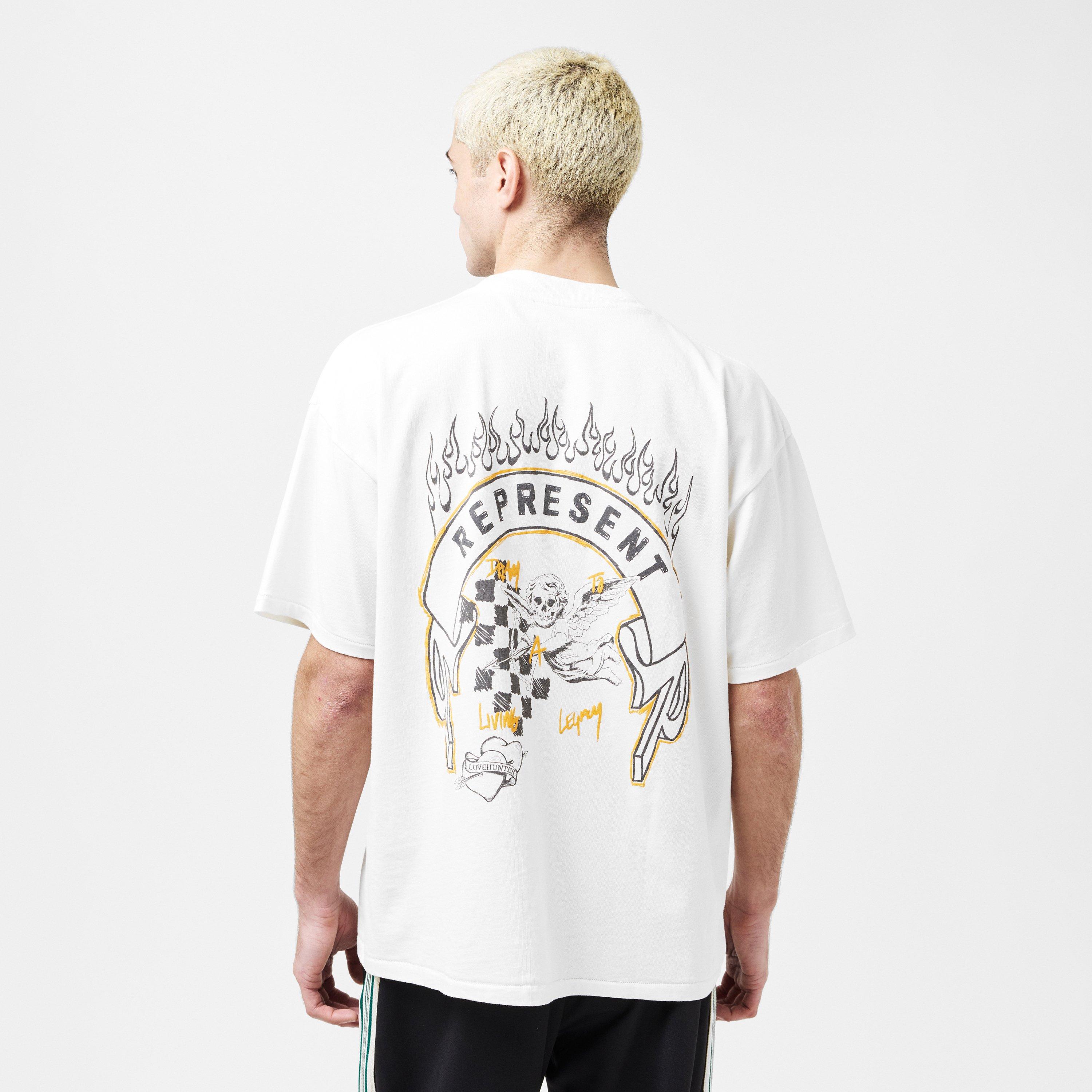 Vintage White - Represent - Men's Rep Legacy Oversized T-Shirt - 4