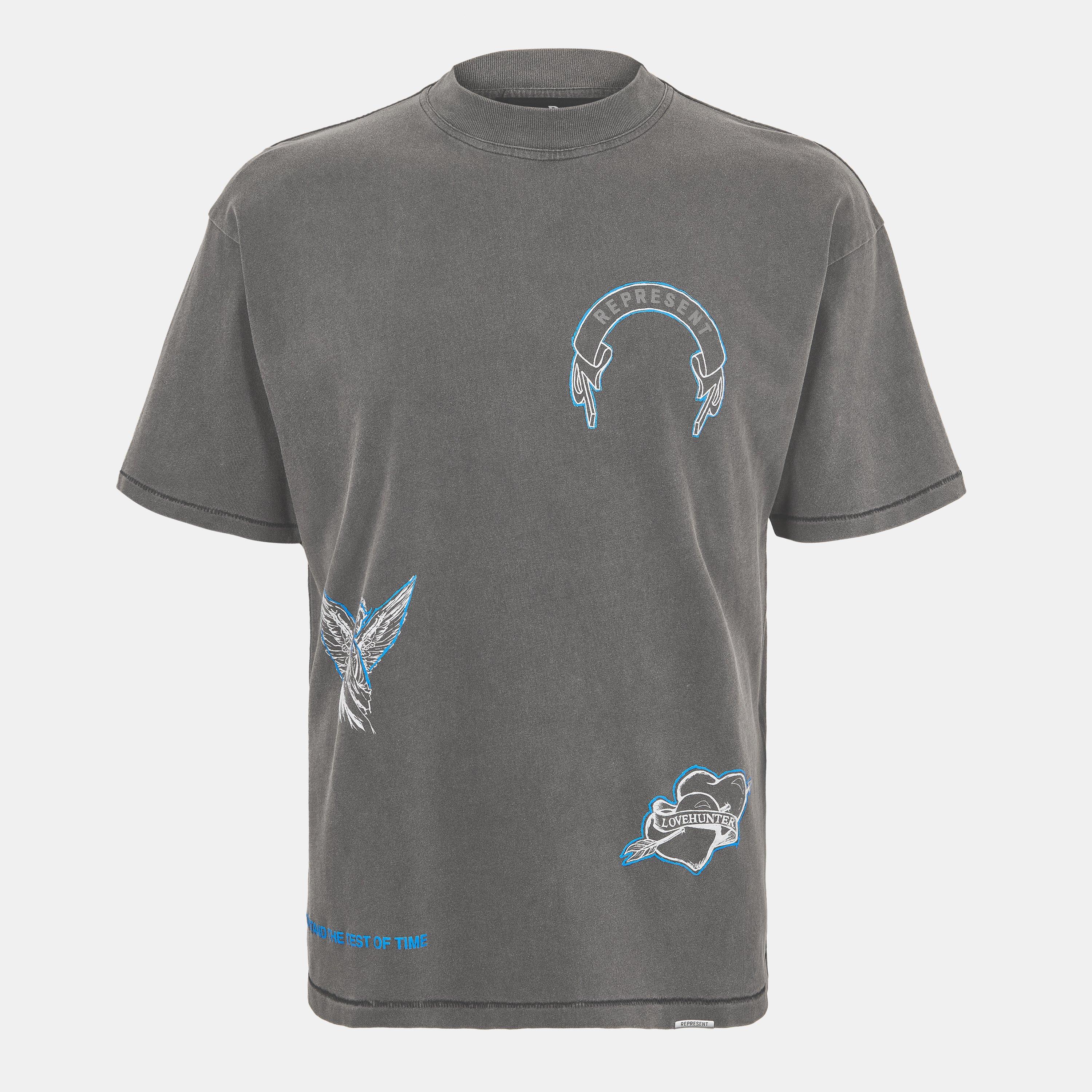 Represent Men's Rep Legacy Oversized T-Shirt - Vintage Grey - Size 2X Small
