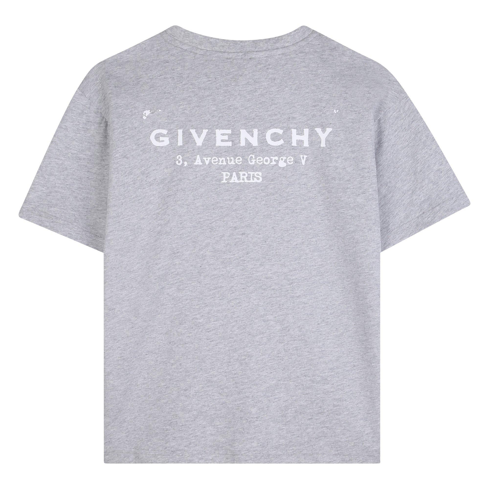 Grey Marl - GIVENCHY - GIV Logo Tee Jn62 - 2