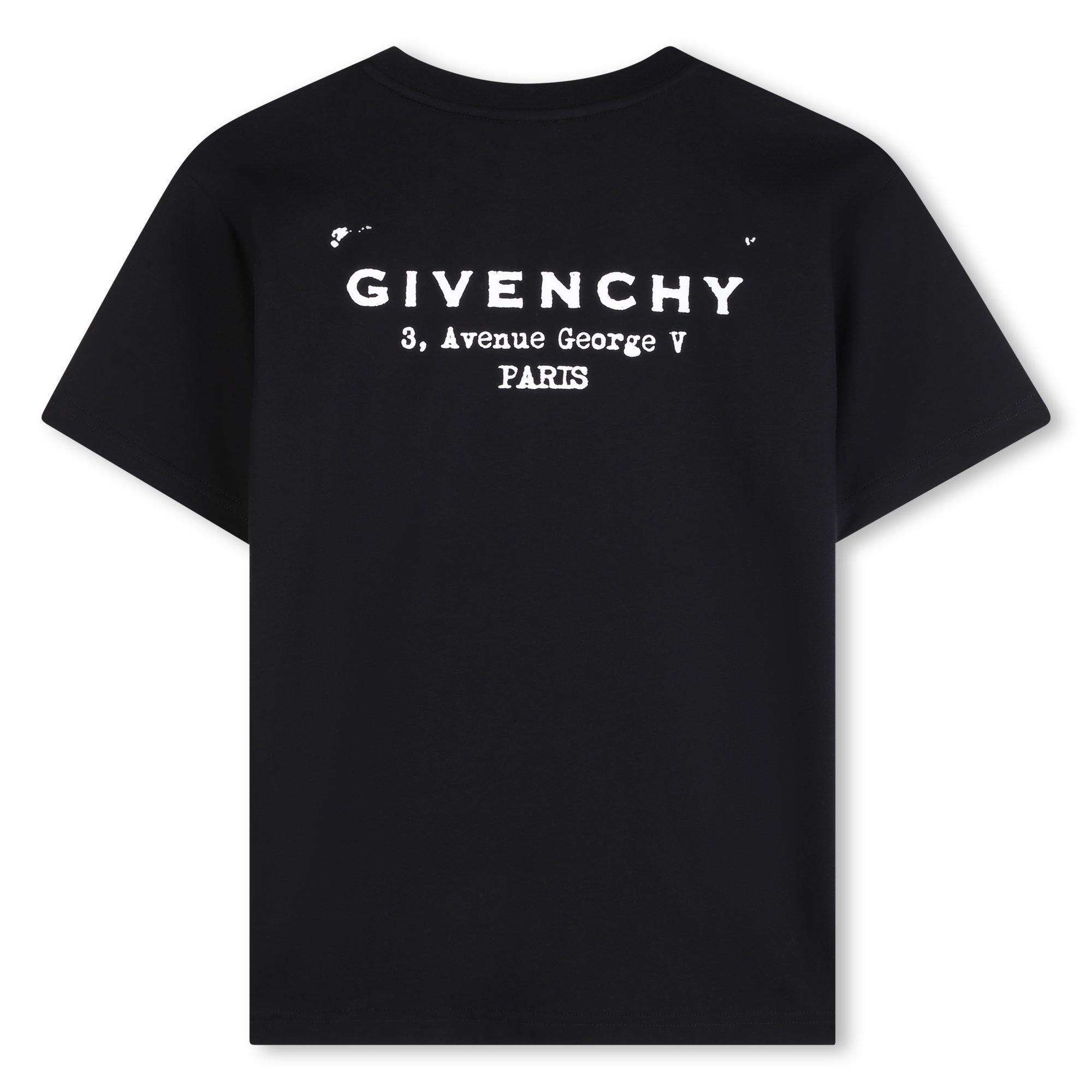 Black 09B - GIVENCHY - GIV Logo Tee Jn62 - 2