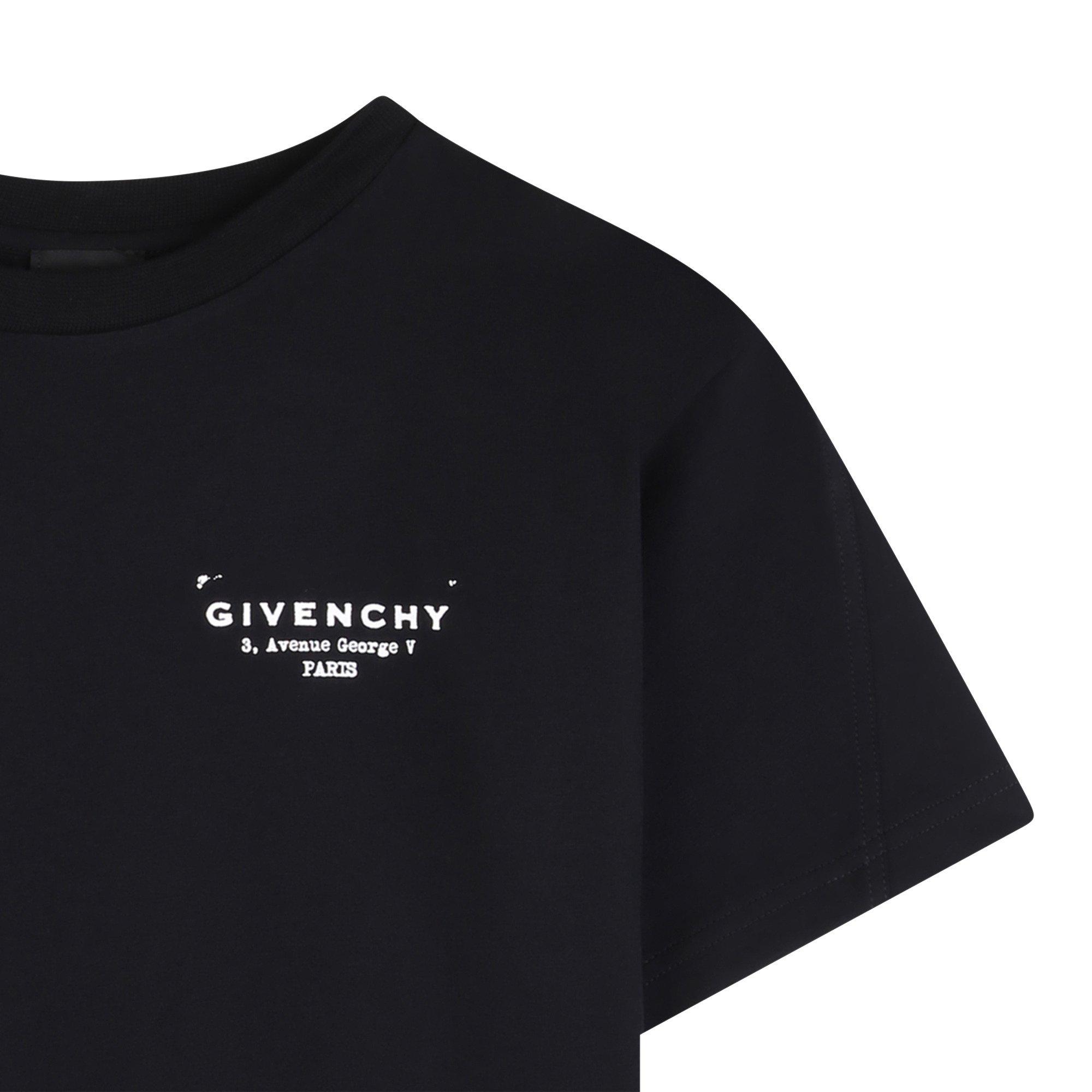 Black 09B - GIVENCHY - GIV Logo Tee Jn62 - 3
