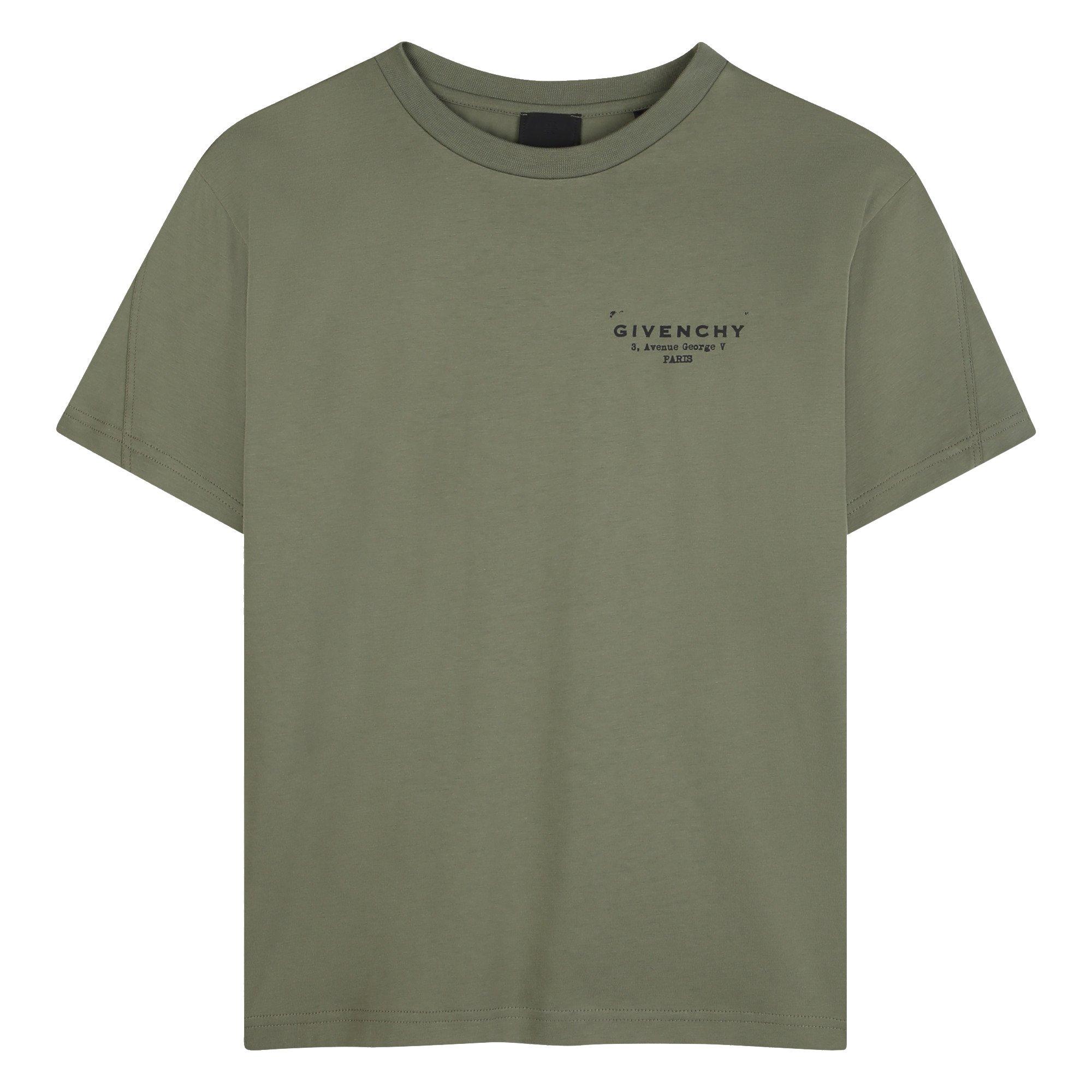 GIVENCHY Kids' T-Shirt - Khaki Green - Size 6Y