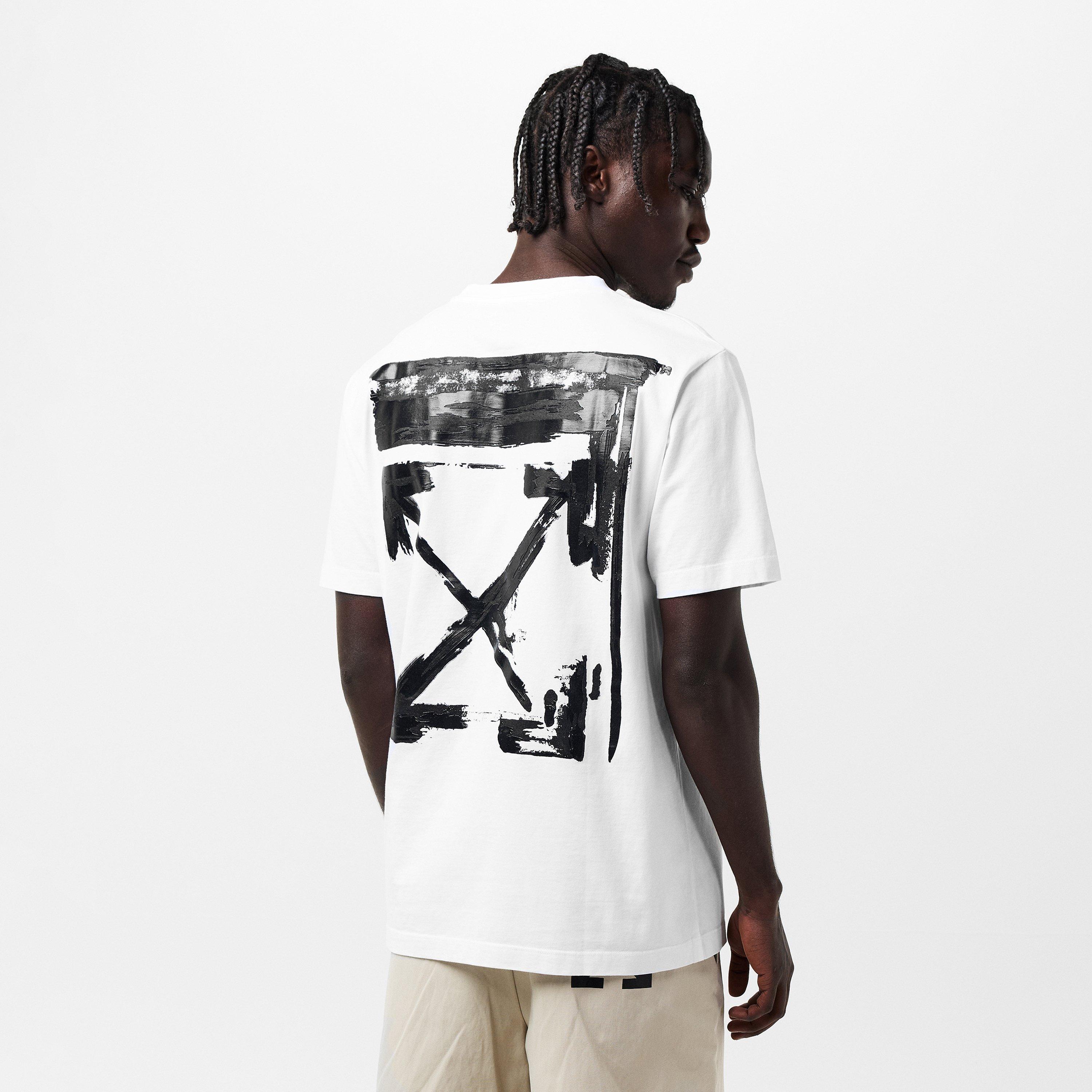 White - Off White - Men's Ink Arrow T-Shirt - 4