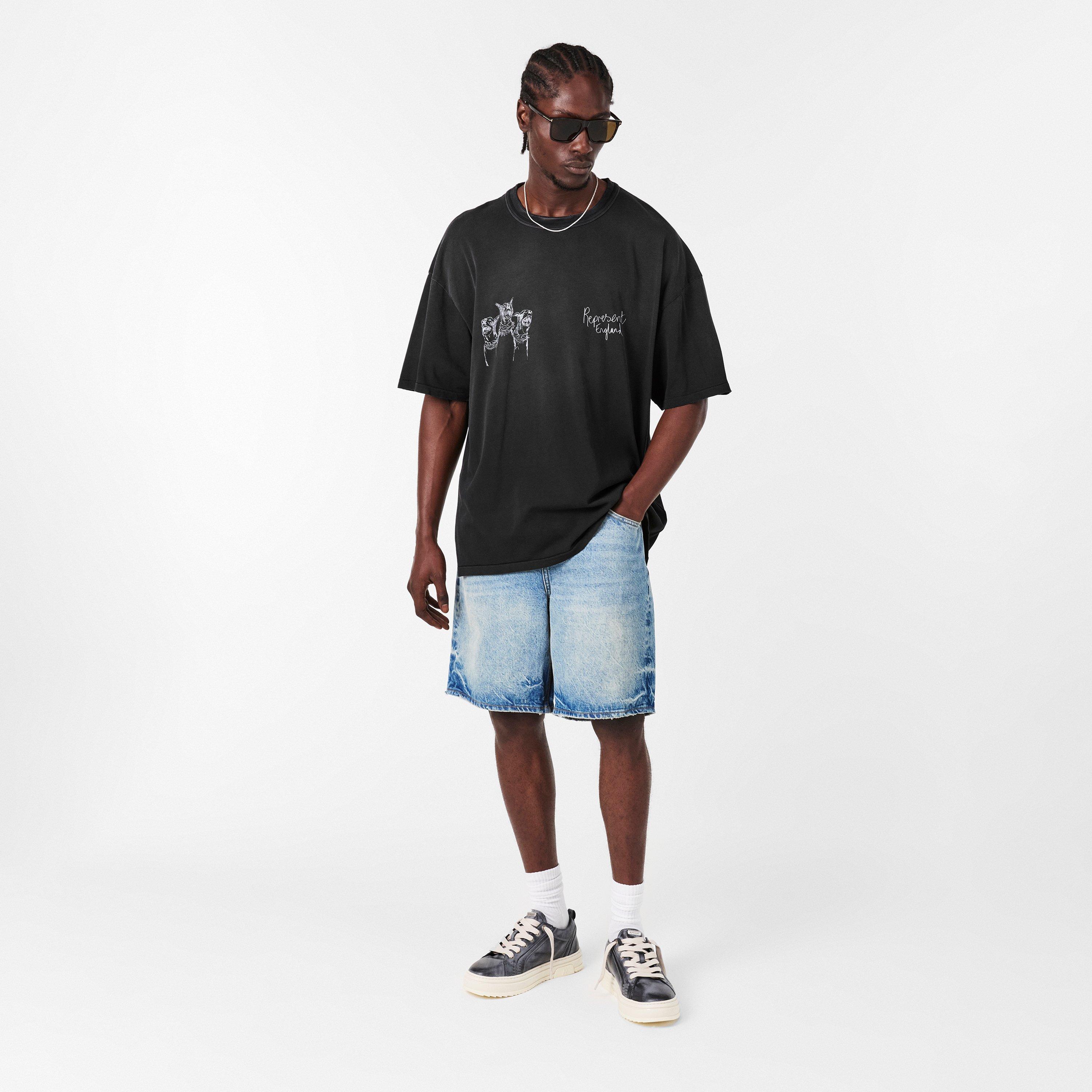 Aged Black - Represent - Men's Oversized T-Shirt - 6