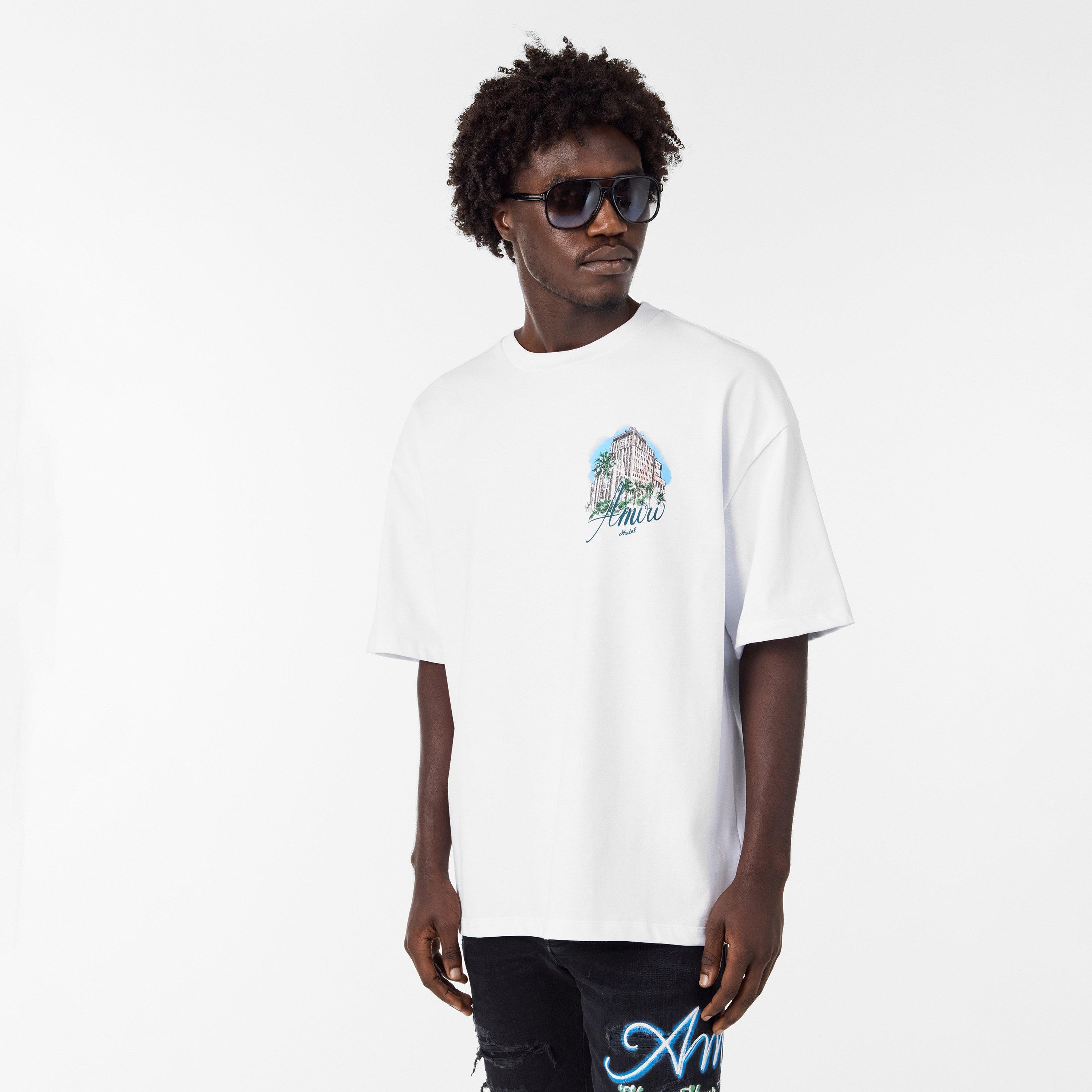 White - Amiri - Men's Oversized T-Shirt Design - 3