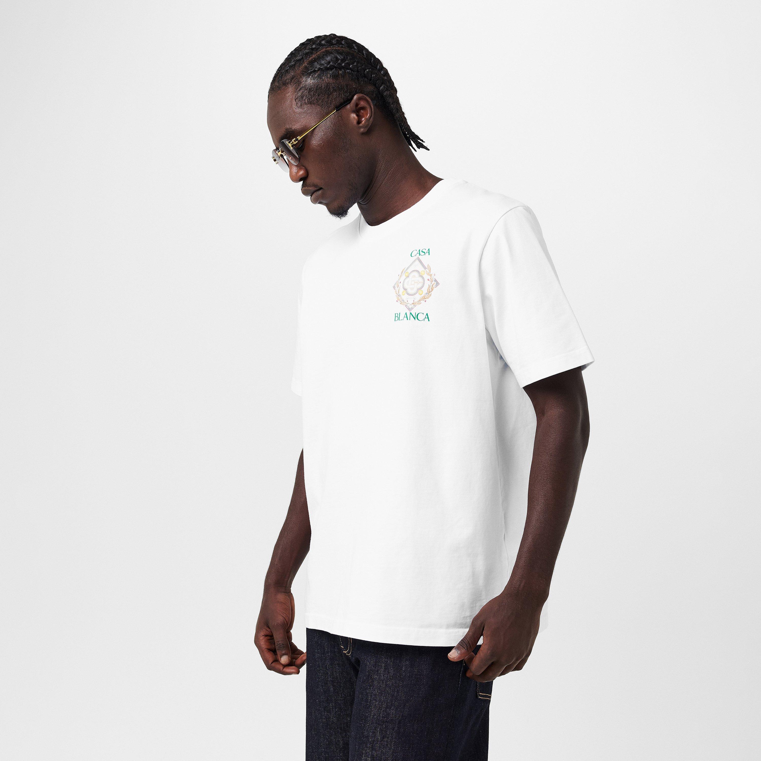 White - Casablanca - Championship Diamond T-Shirt - 3