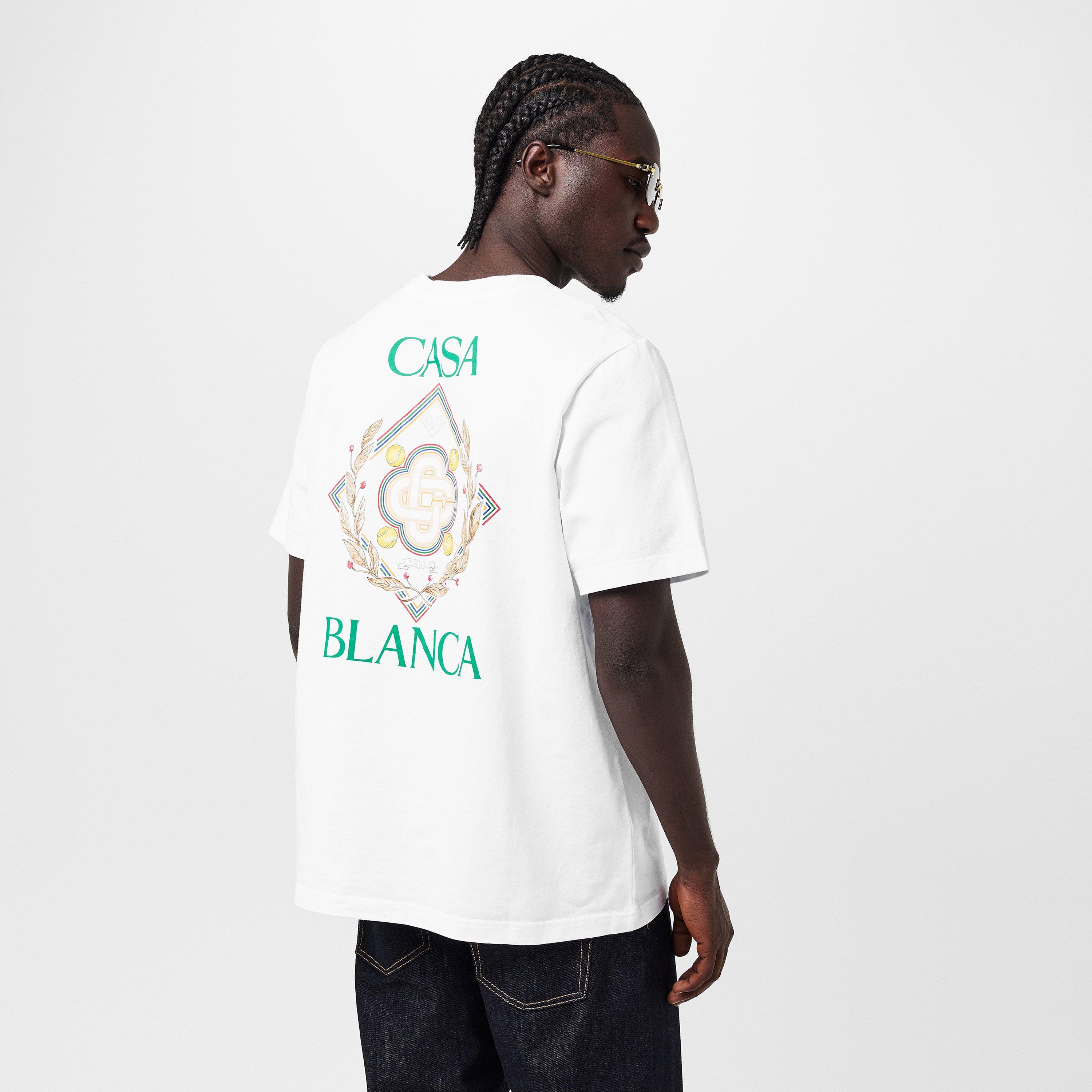 White - Casablanca - Championship Diamond T-Shirt - 4