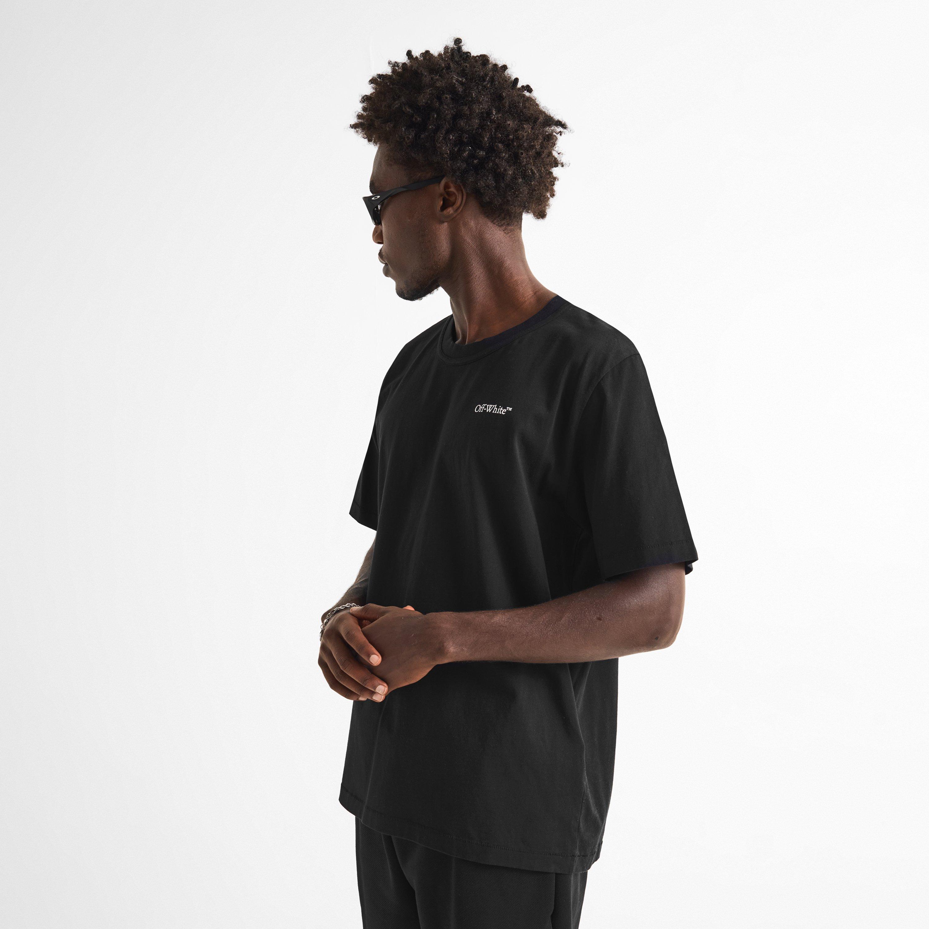 Black - Off White - Off Bookish Reg SS T Sn64 - 3