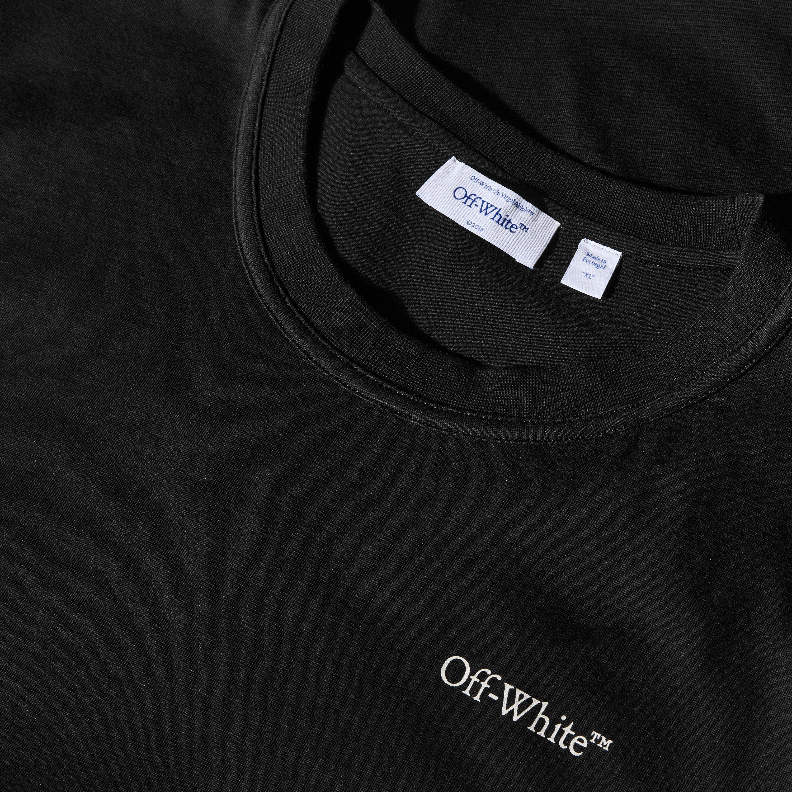 Black - Off White - Off Bookish Reg SS T Sn64 - 5