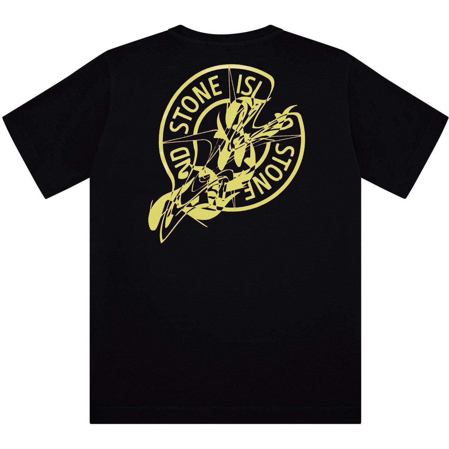 Navy V0020 - Stone Island - Junior Graphic T-Shirt - 2