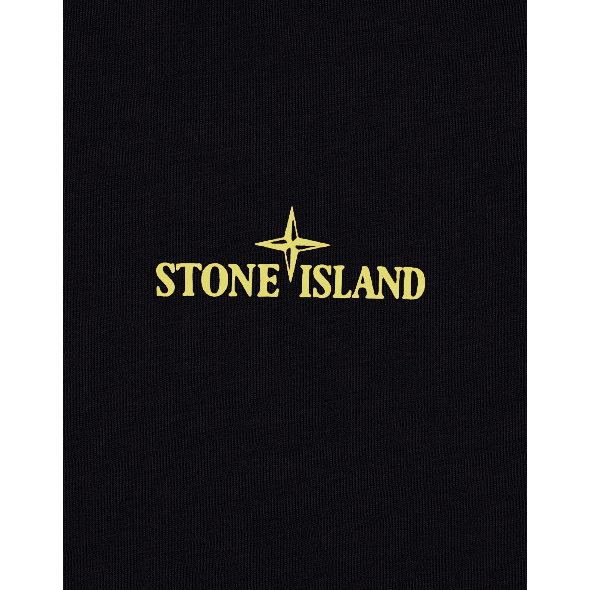 Navy V0020 - Stone Island - Junior Graphic T-Shirt - 4