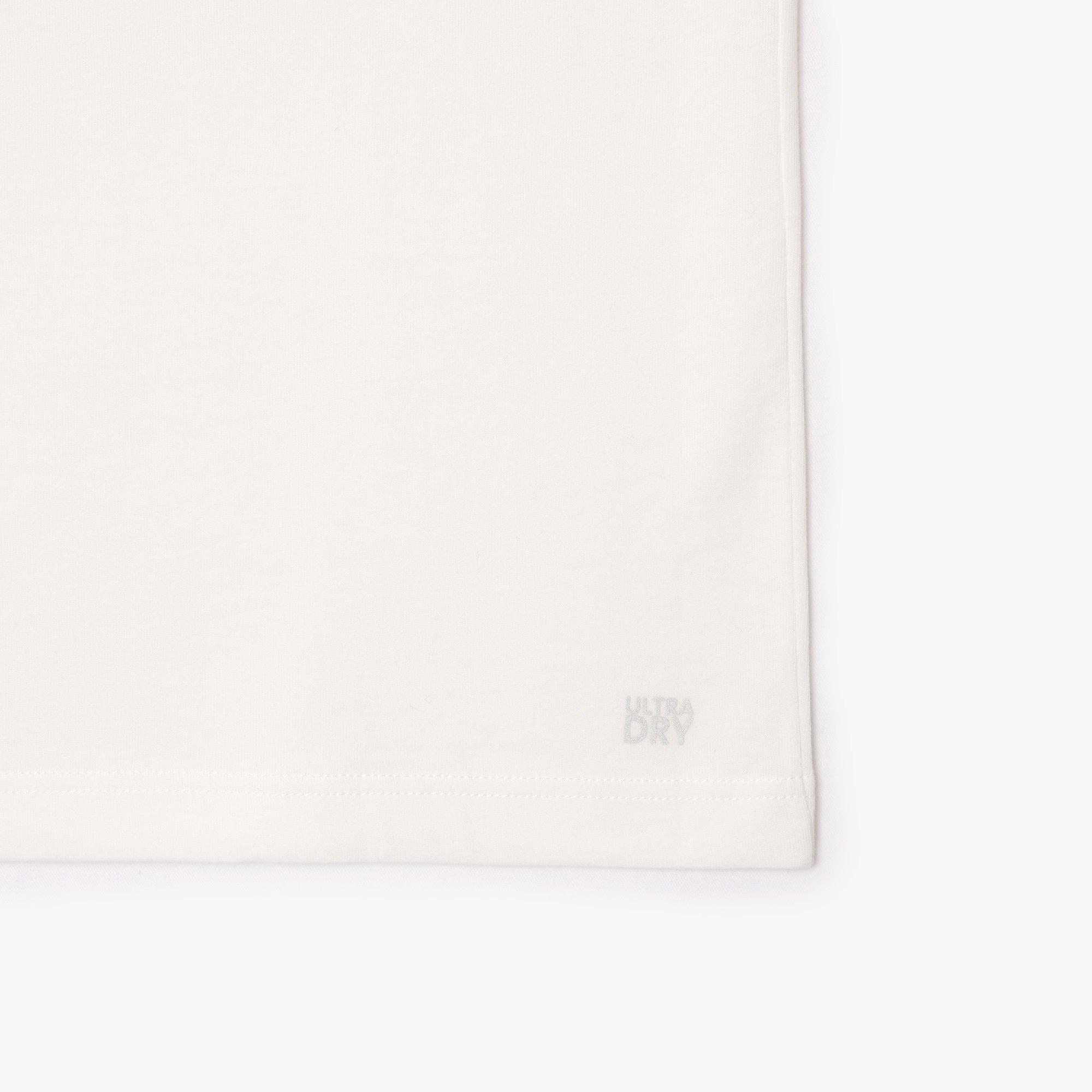 WHITE/BLACK - Lacoste - Ultra Dry XXL Logo Sport Mens T Shirt - 3