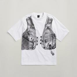 G Star Archive Vest Boxy T Shirt