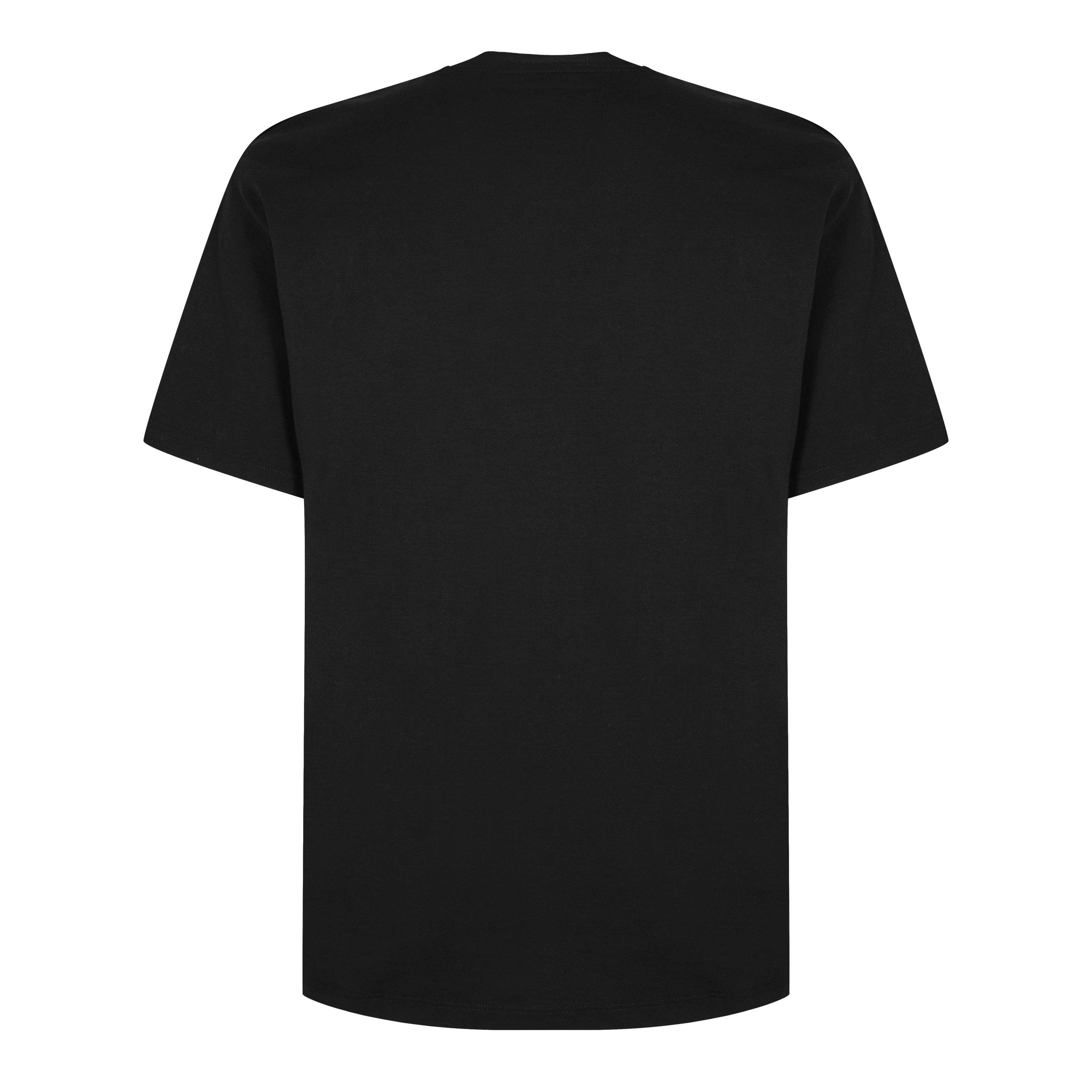 Black/Greys - Neil Barrett - Men's Regular Fit Printed T-Shirt - 5