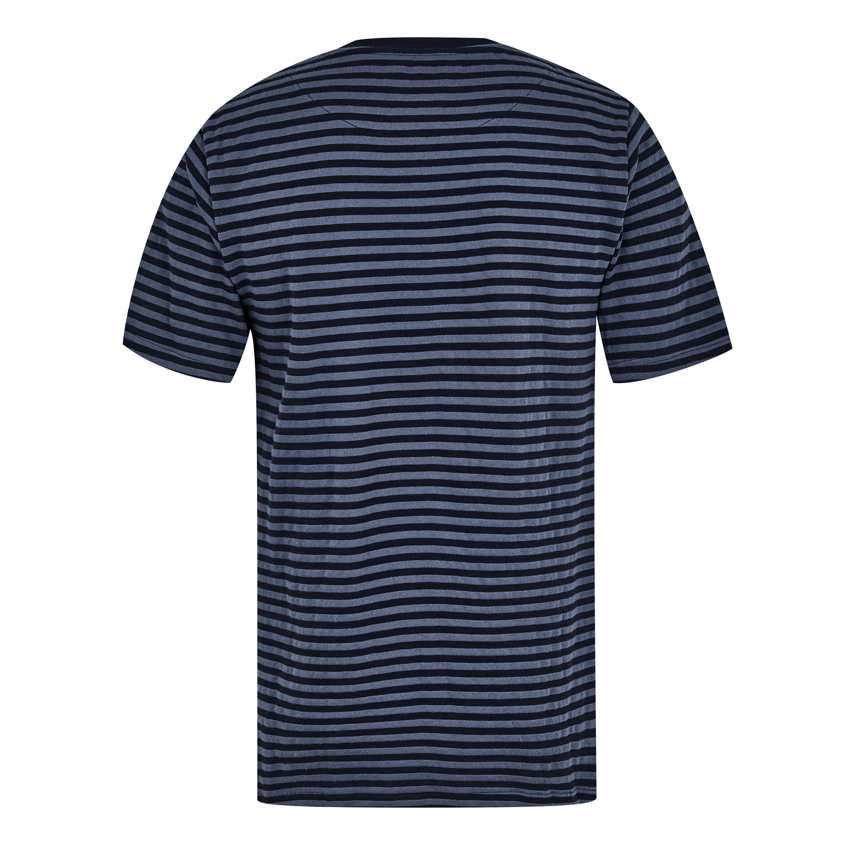 Blu navy - Pretty Green - Men's Travis Stripe Regular Fit T-Shirt - 2