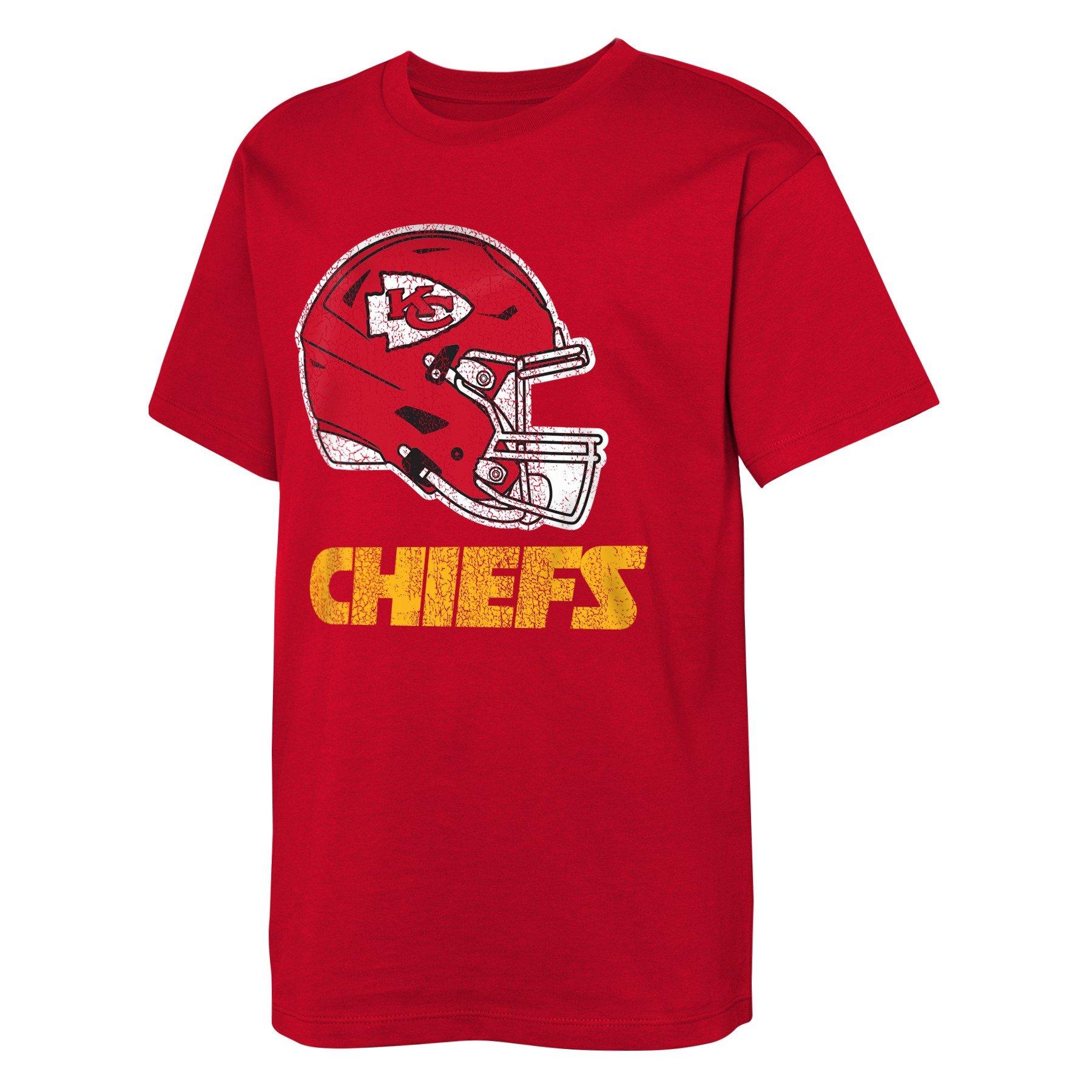 KC Chiefs - NFL - Kids' Retro Licensed Short-Sleeve Performance T-Shirt - 1