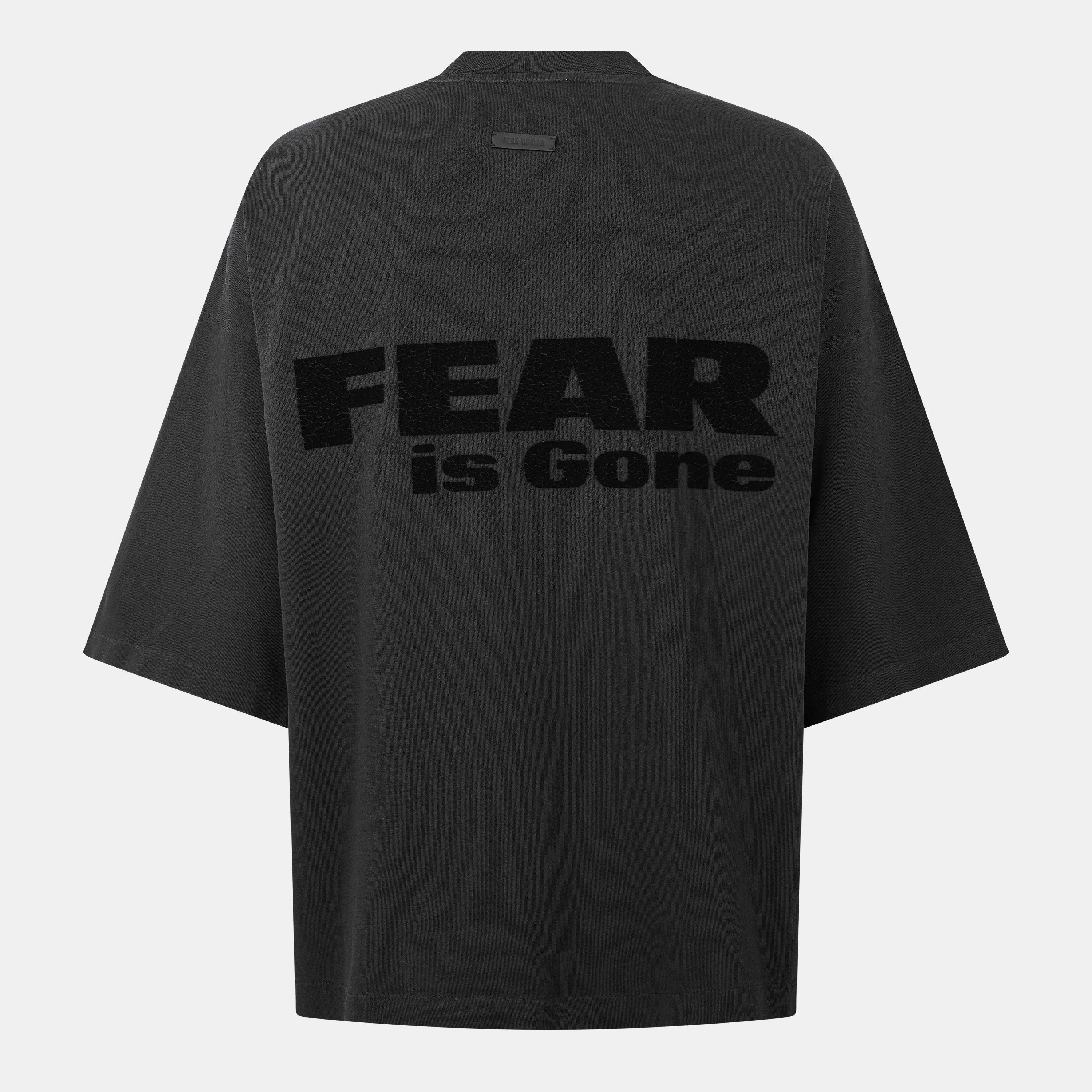 Black/Red - Fear Of God - Men's is Gone Oversized T-Shirt - 2