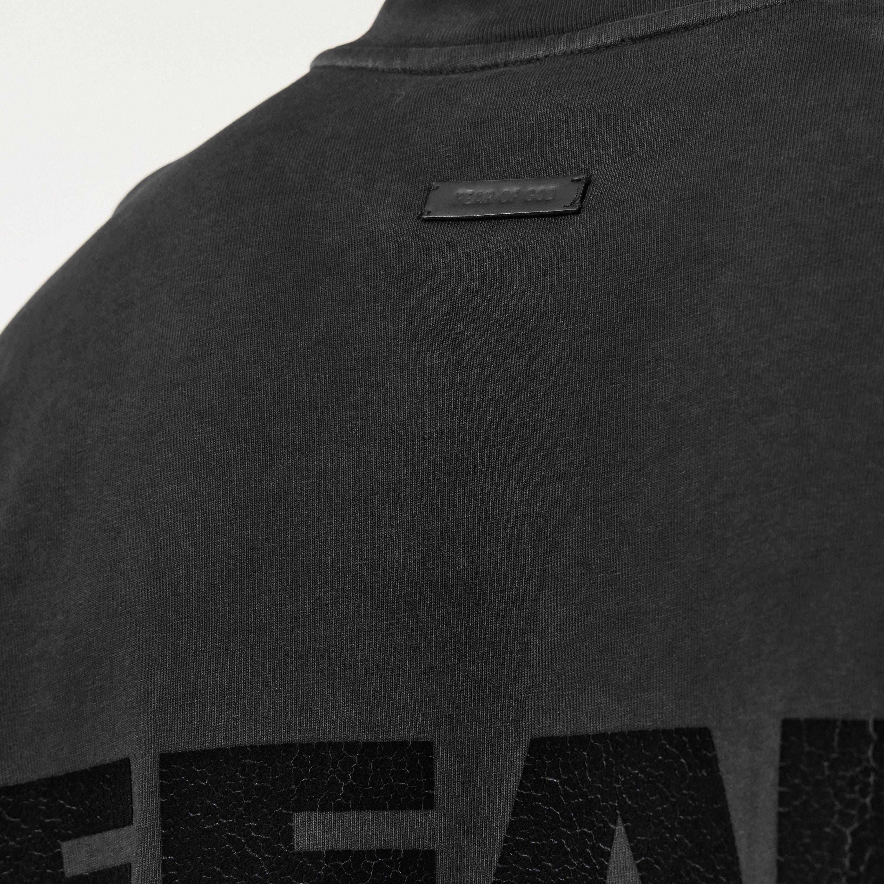 Black/Red - Fear Of God - Men's is Gone Oversized T-Shirt - 5