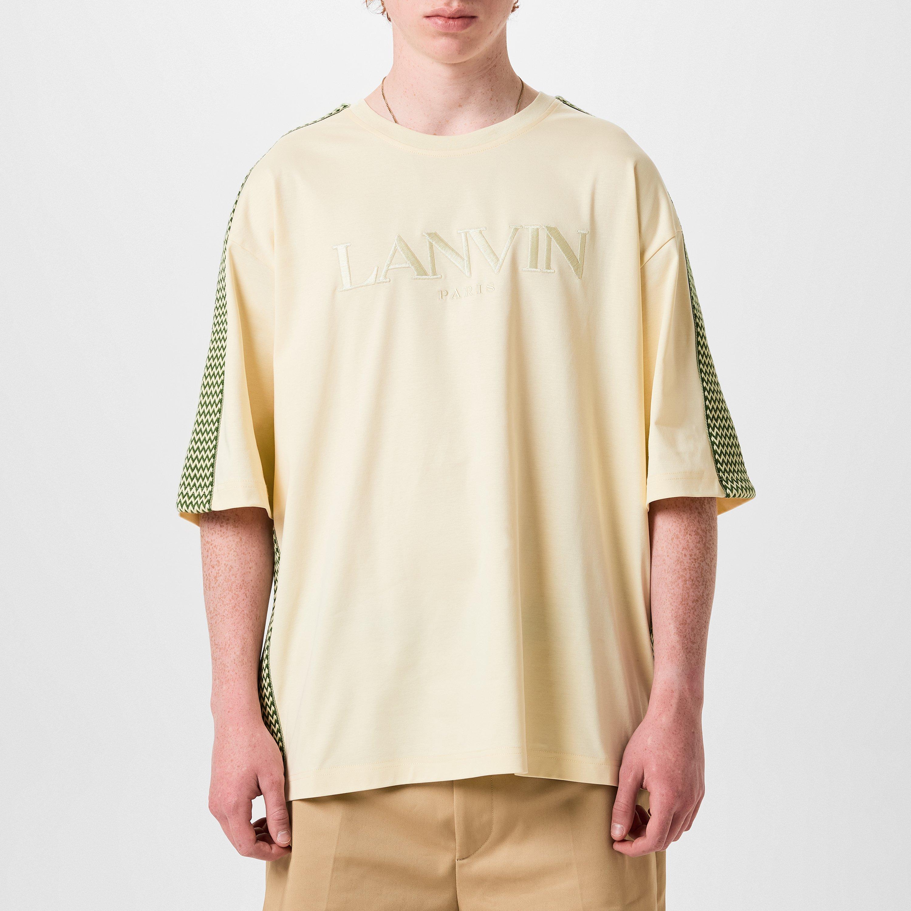 Quartz 514 - Lanvin - Embroidered Curb Trimmed T-Shirt - 3