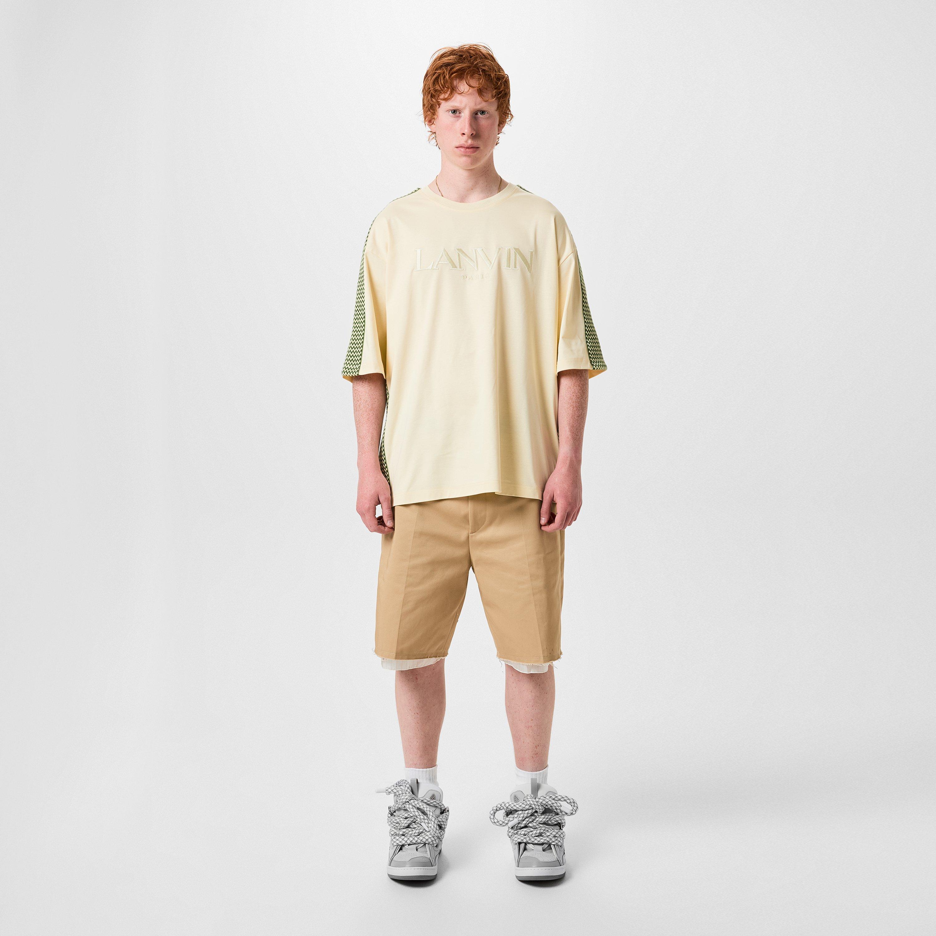 Quartz 514 - Lanvin - Embroidered Curb Trimmed T-Shirt - 6