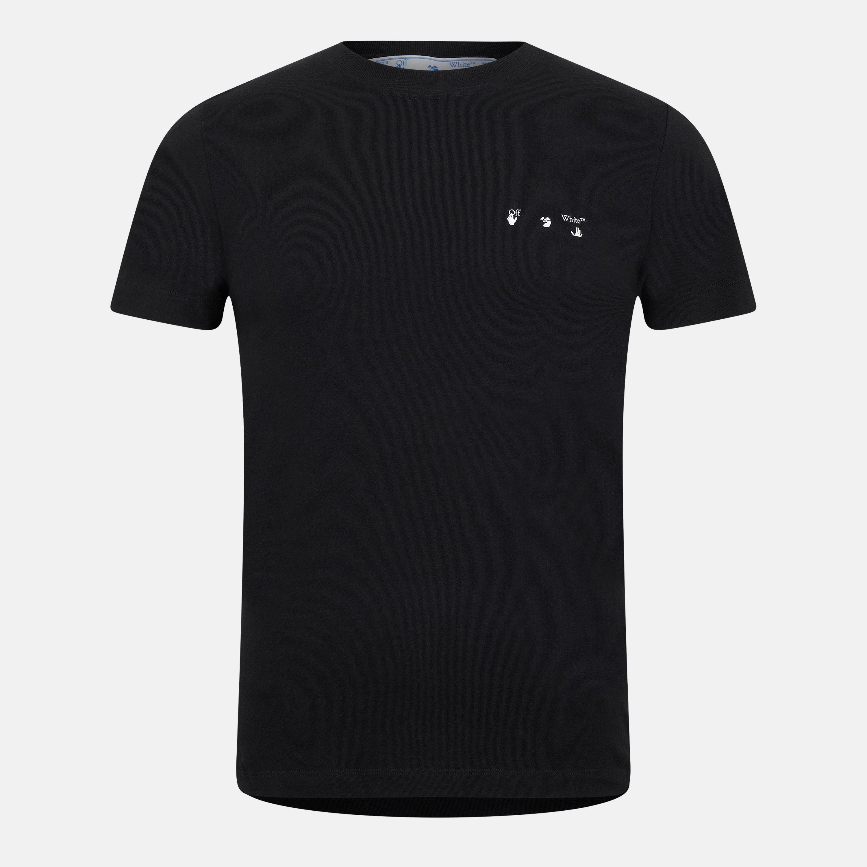 【OFF‐WHITE】Off Emb Slim Tee Sn99 関税送料込 Off White | Off SS Slim Tee Sn99 | Regular Fit T-Shirts | USC