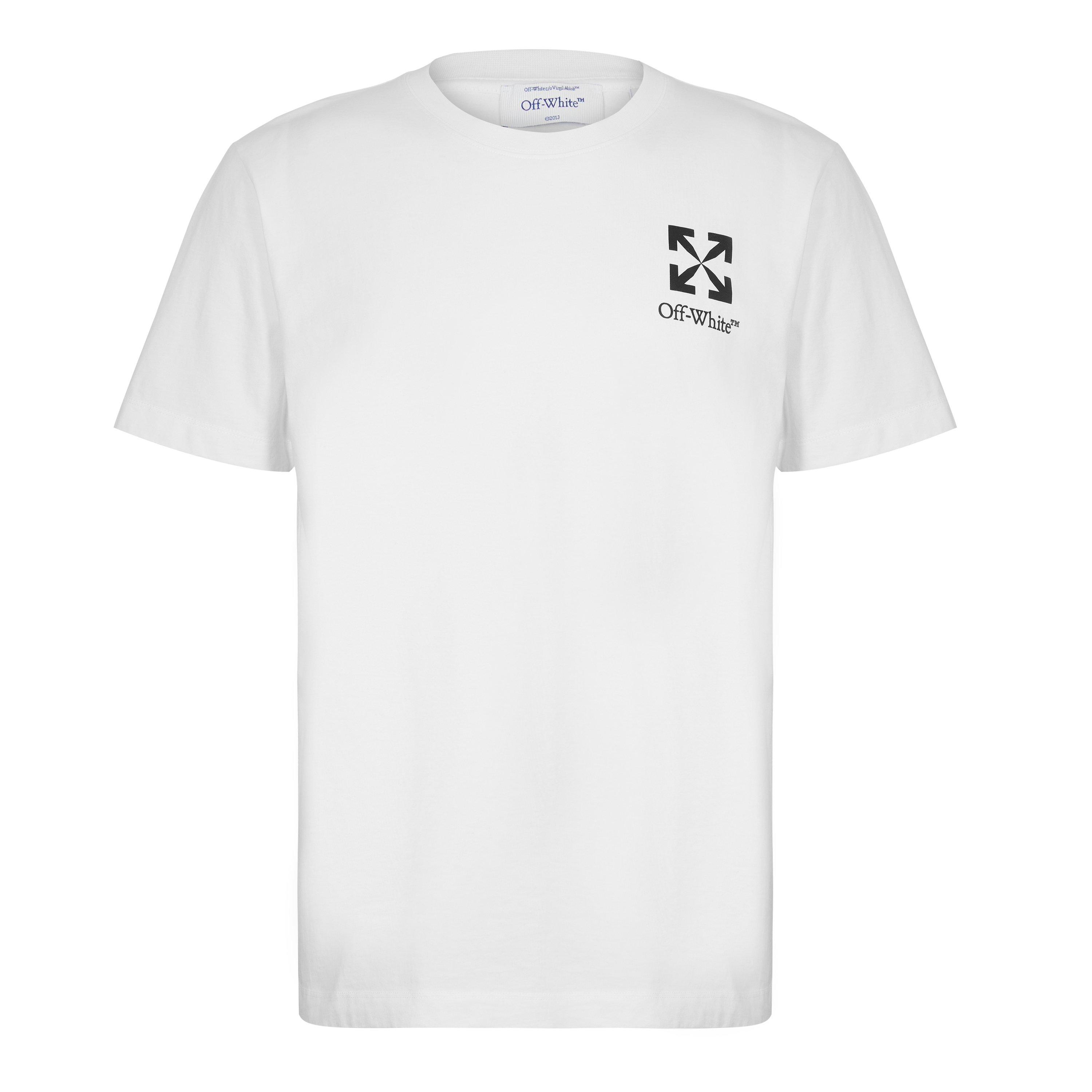 Off White Men's Small Arrow T-Shirt - White 1000 - XS