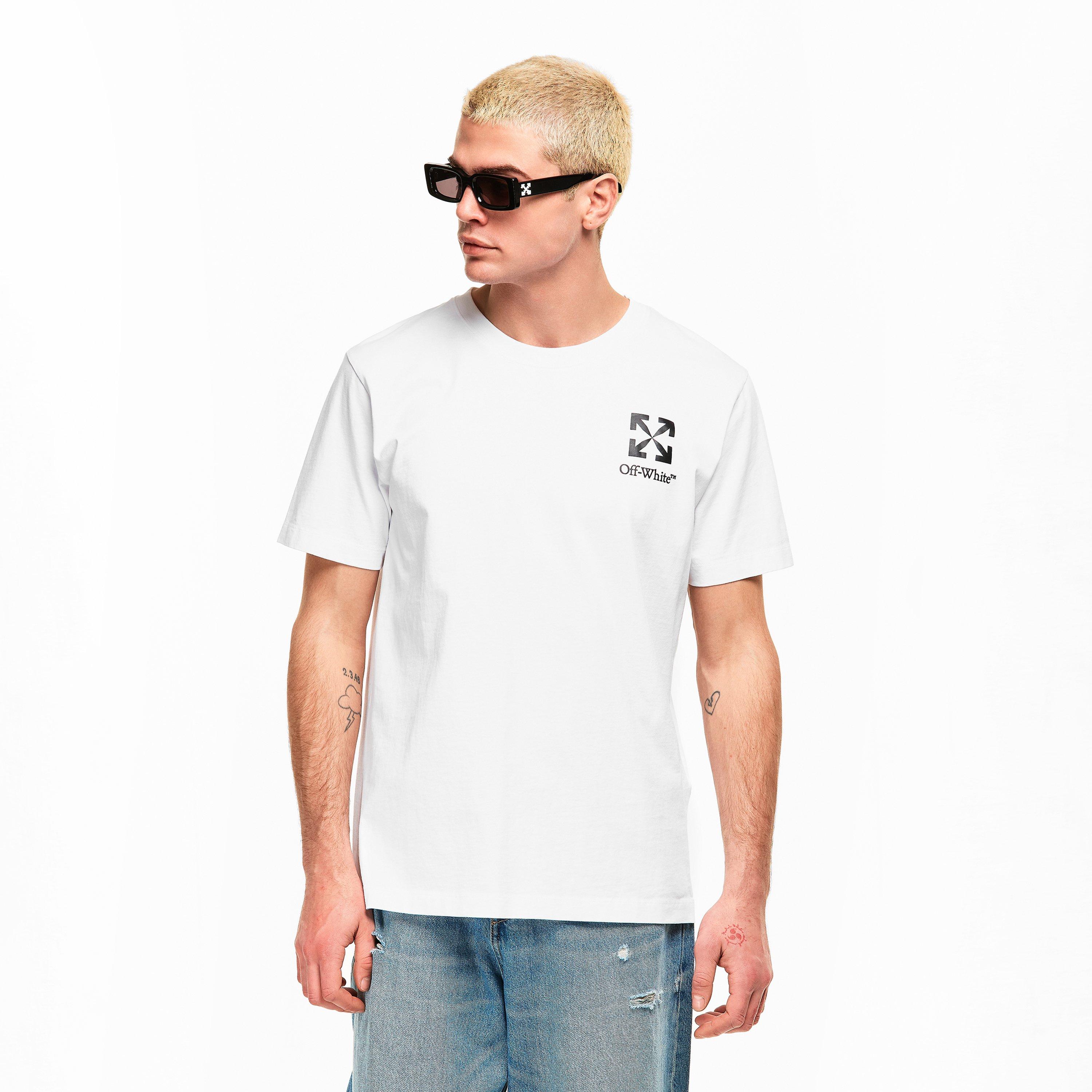 White 1000 - Off White - Men's Small Arrow T-Shirt - 3