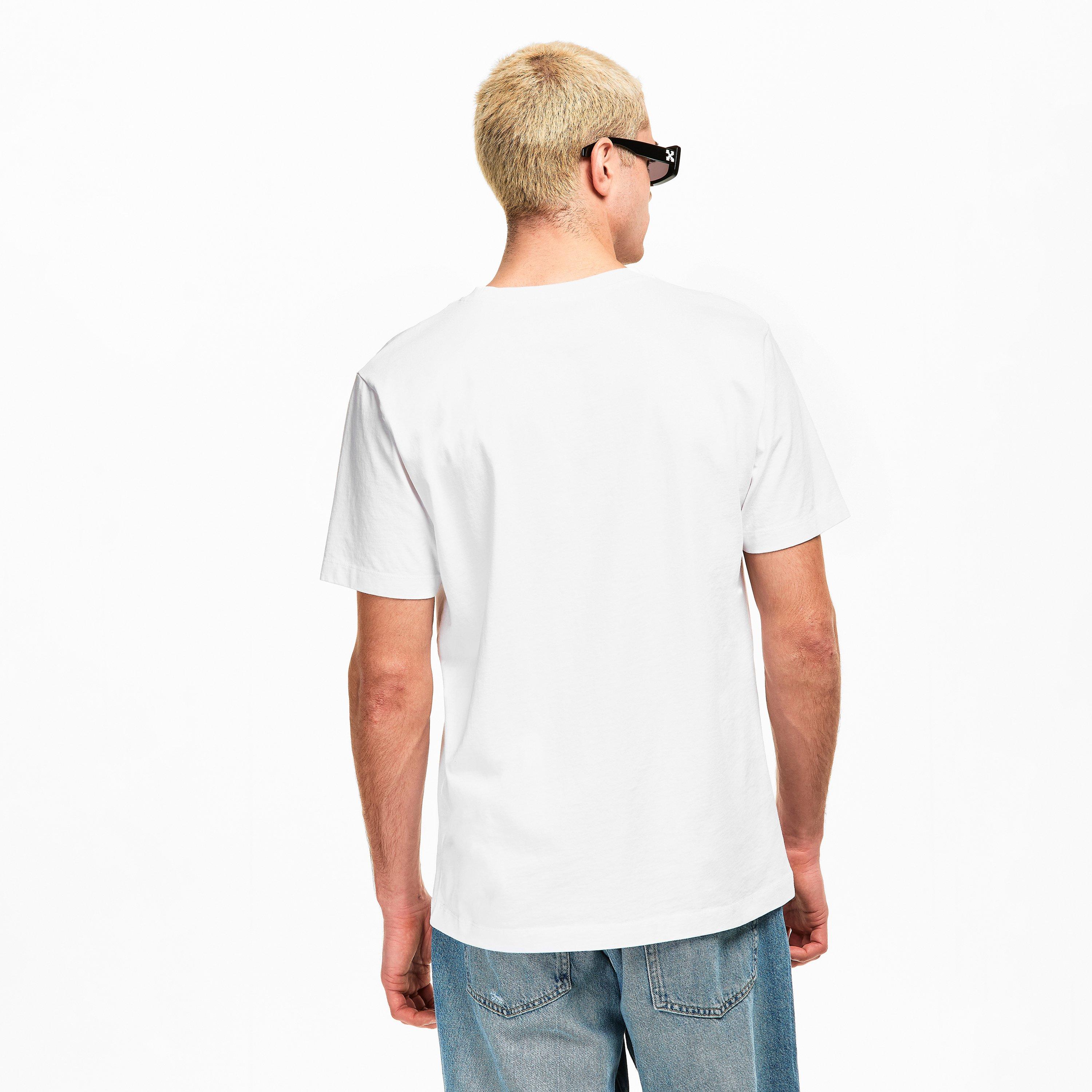 White 1000 - Off White - Men's Small Arrow T-Shirt - 4