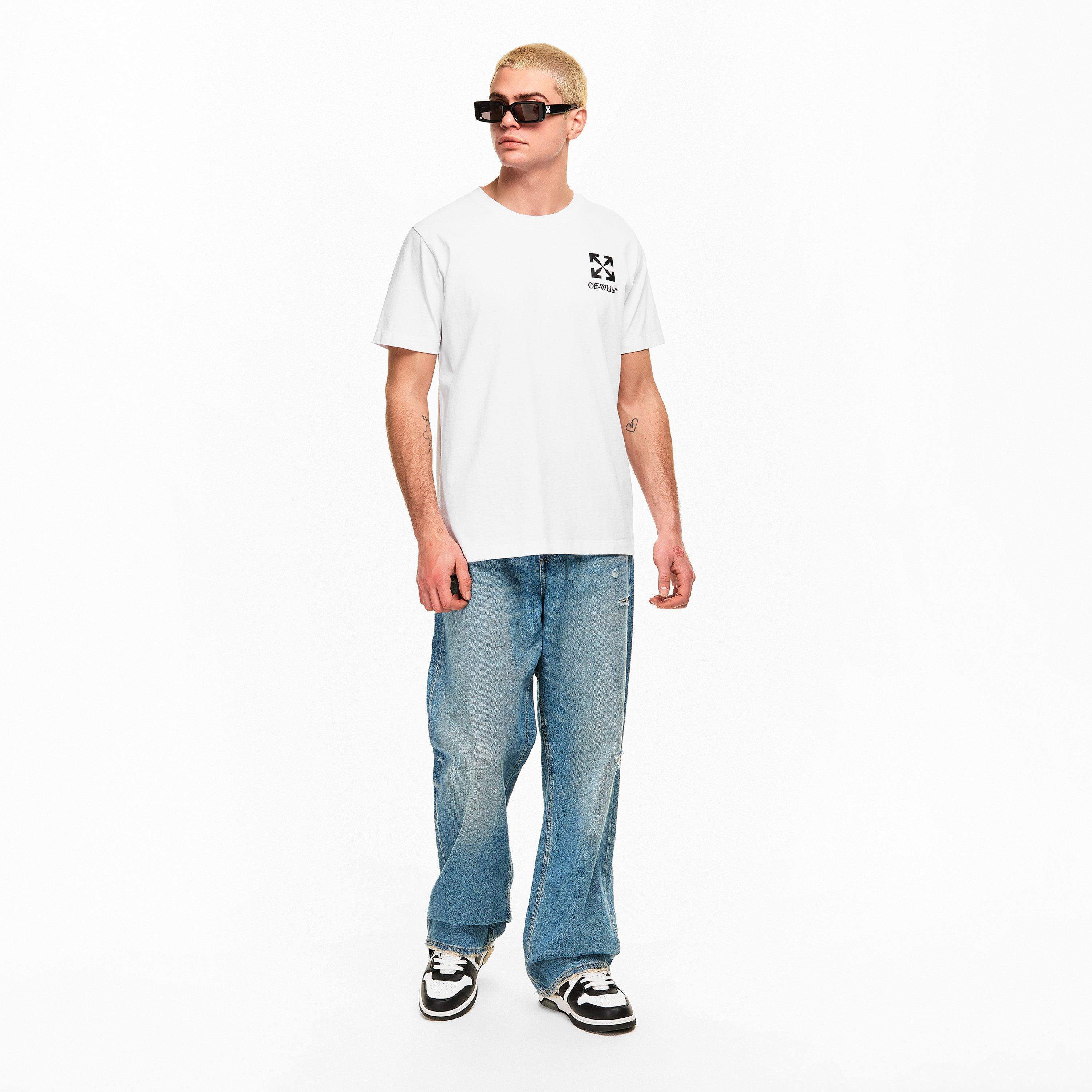 White 1000 - Off White - Men's Small Arrow T-Shirt - 6