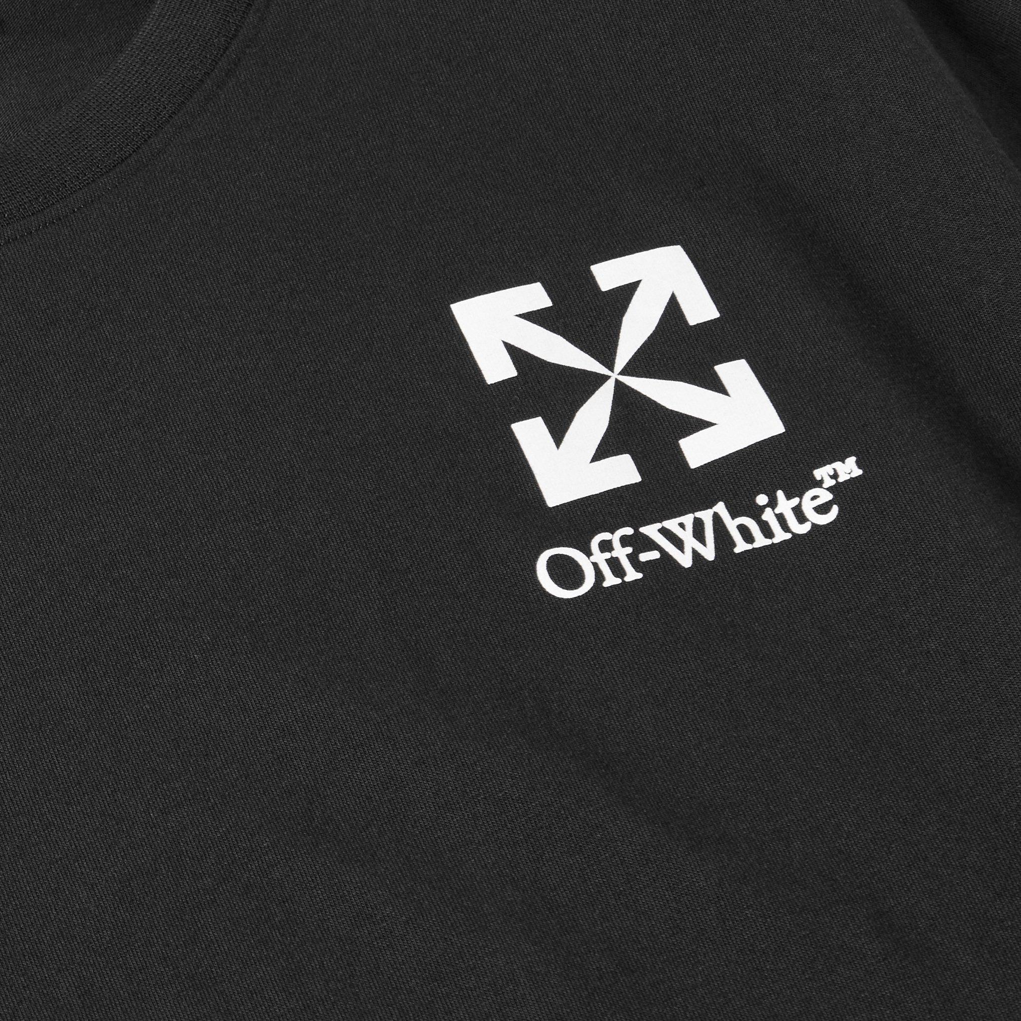 Black 0001 - Off White - Men's Small Arrow T-Shirt - 5